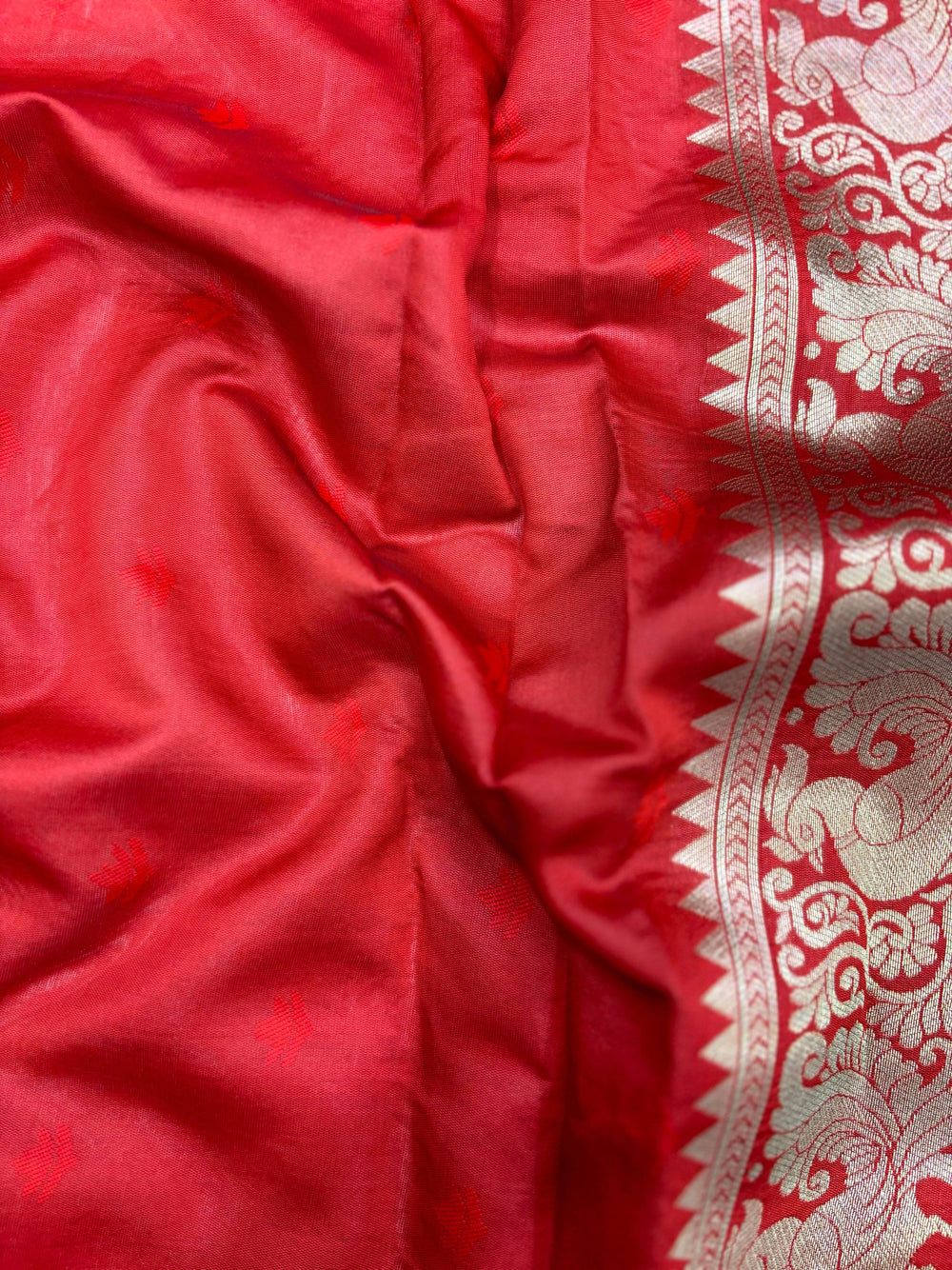 Peacock Navy Blue Banarasi Silk Saree