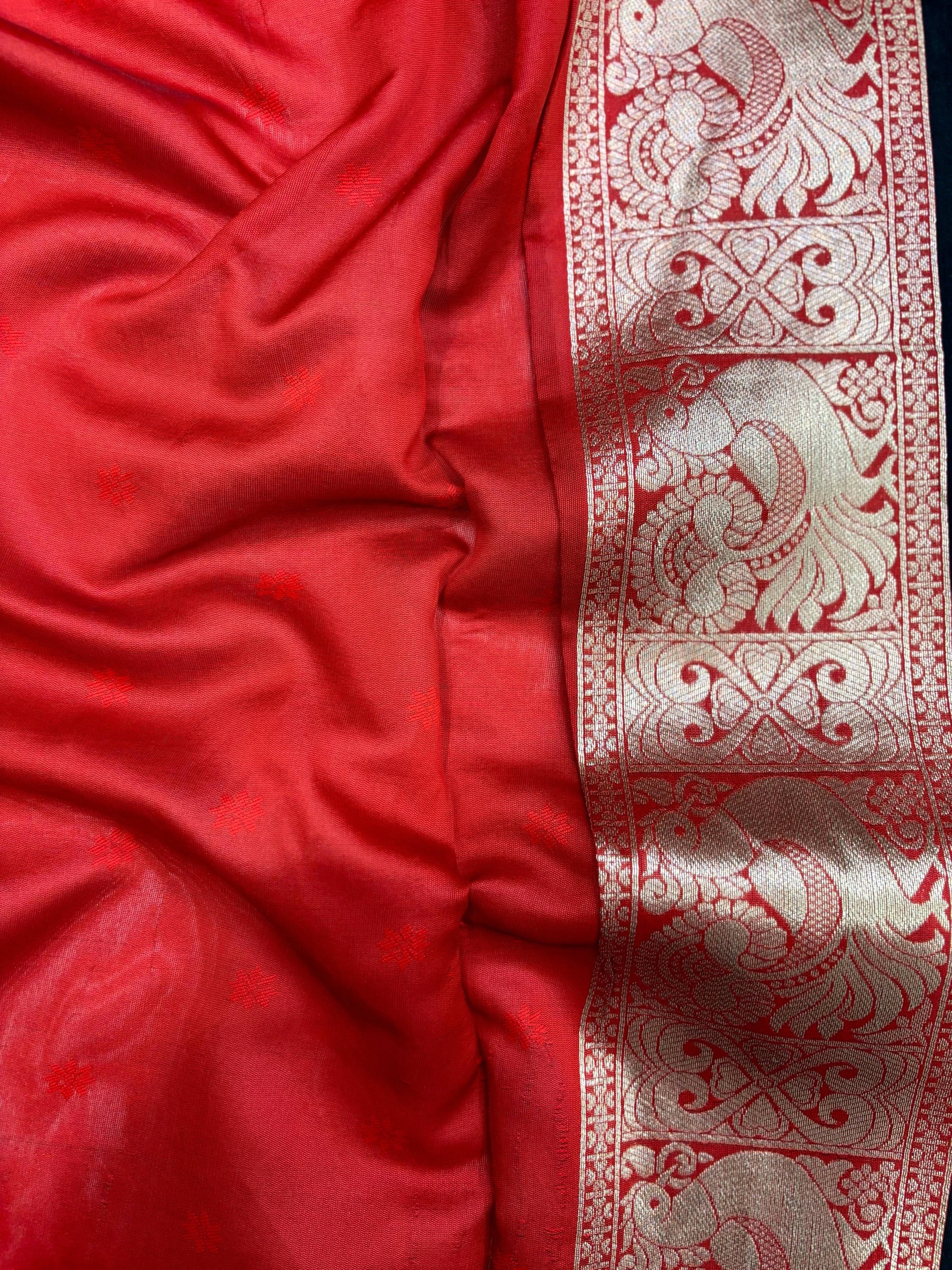 Radiant Black Banarasi Silk Saree