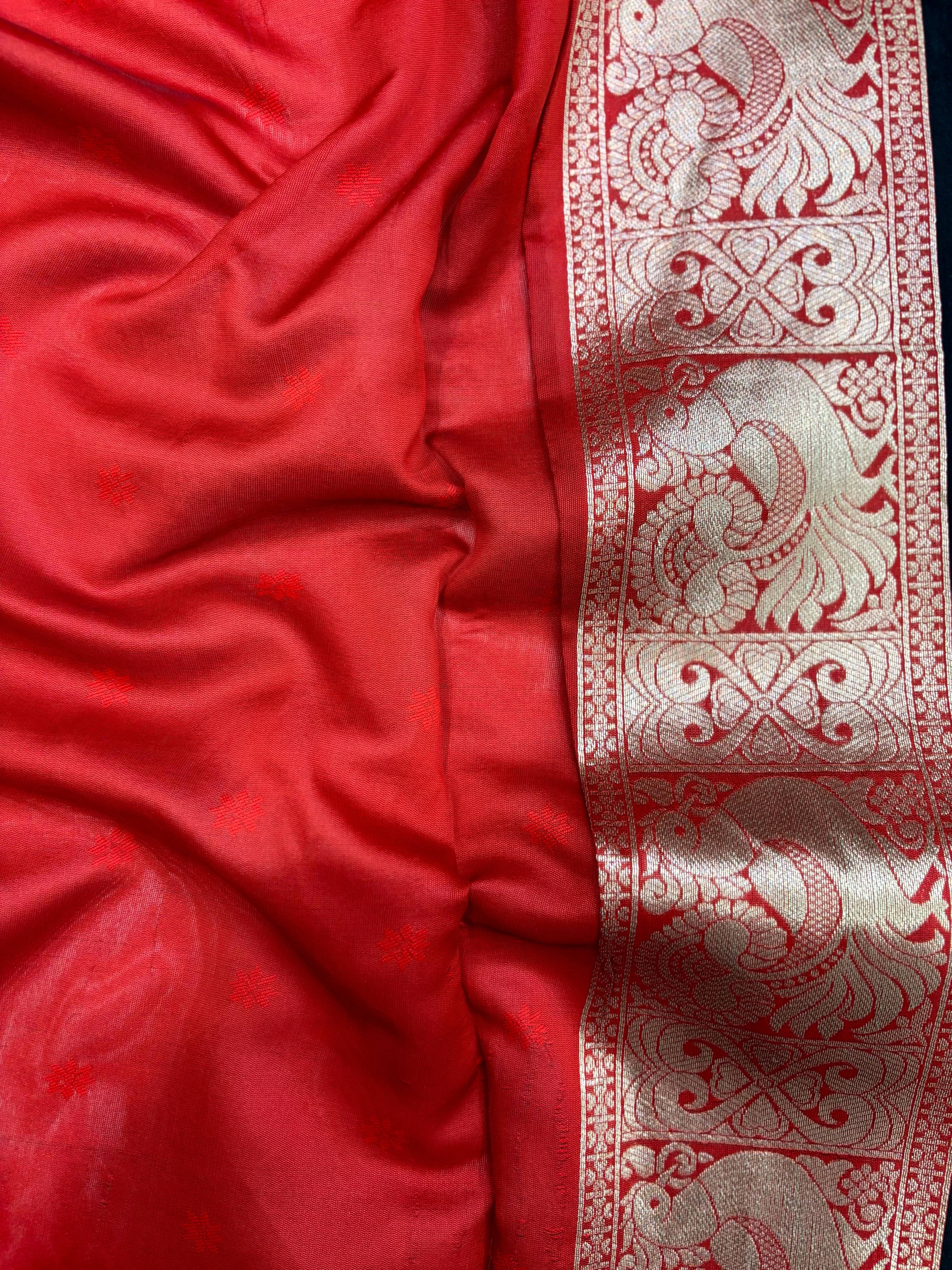 Radiant Black Banarasi Silk Saree
