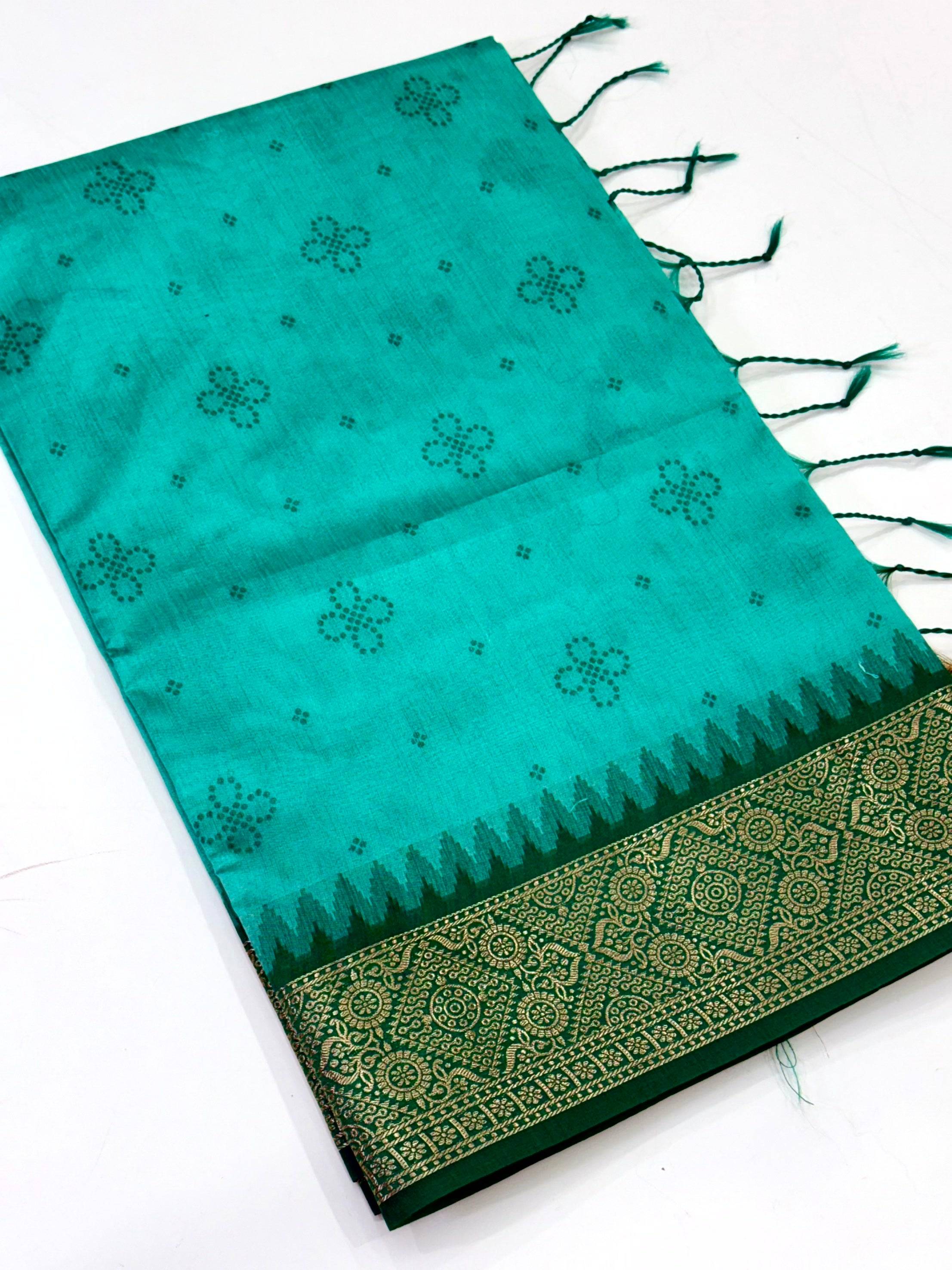Rama Crystal Raw Silk Kanchi Pattu Saree