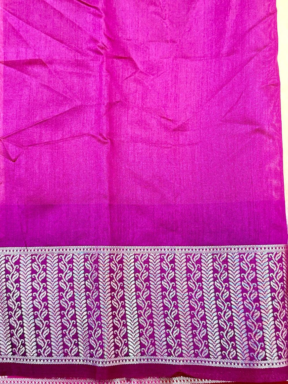 Cream Soft Mull Kanchi Pattu Saree