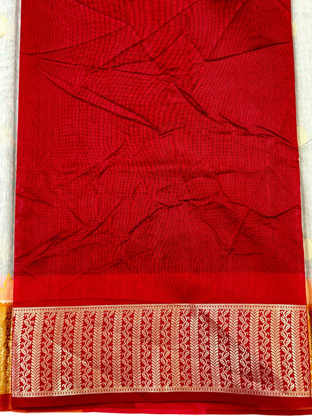 Grey Soft Mull Kanchi Pattu Saree