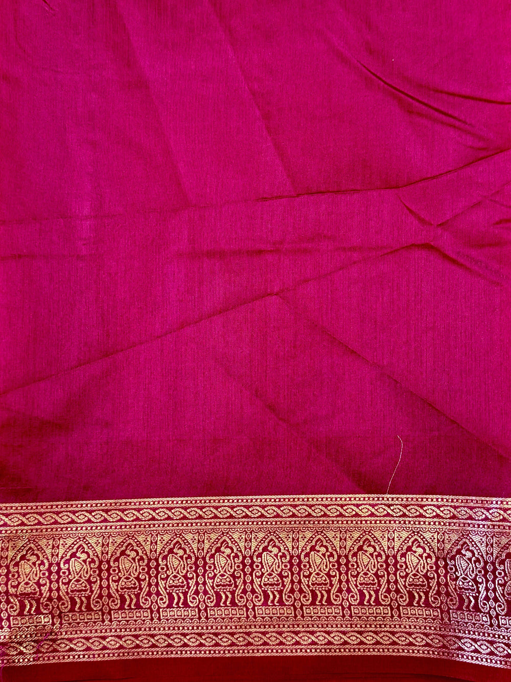 Pink Bandhej Weave Kanchi Pattu Saree