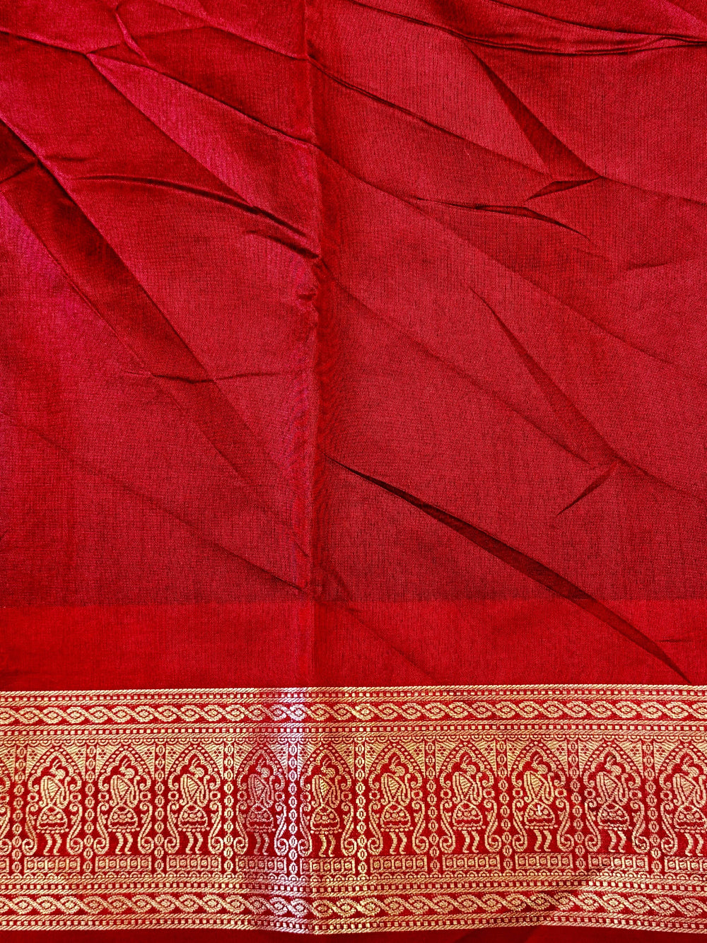 Black Bandhej Weave Kanchi Pattu Saree