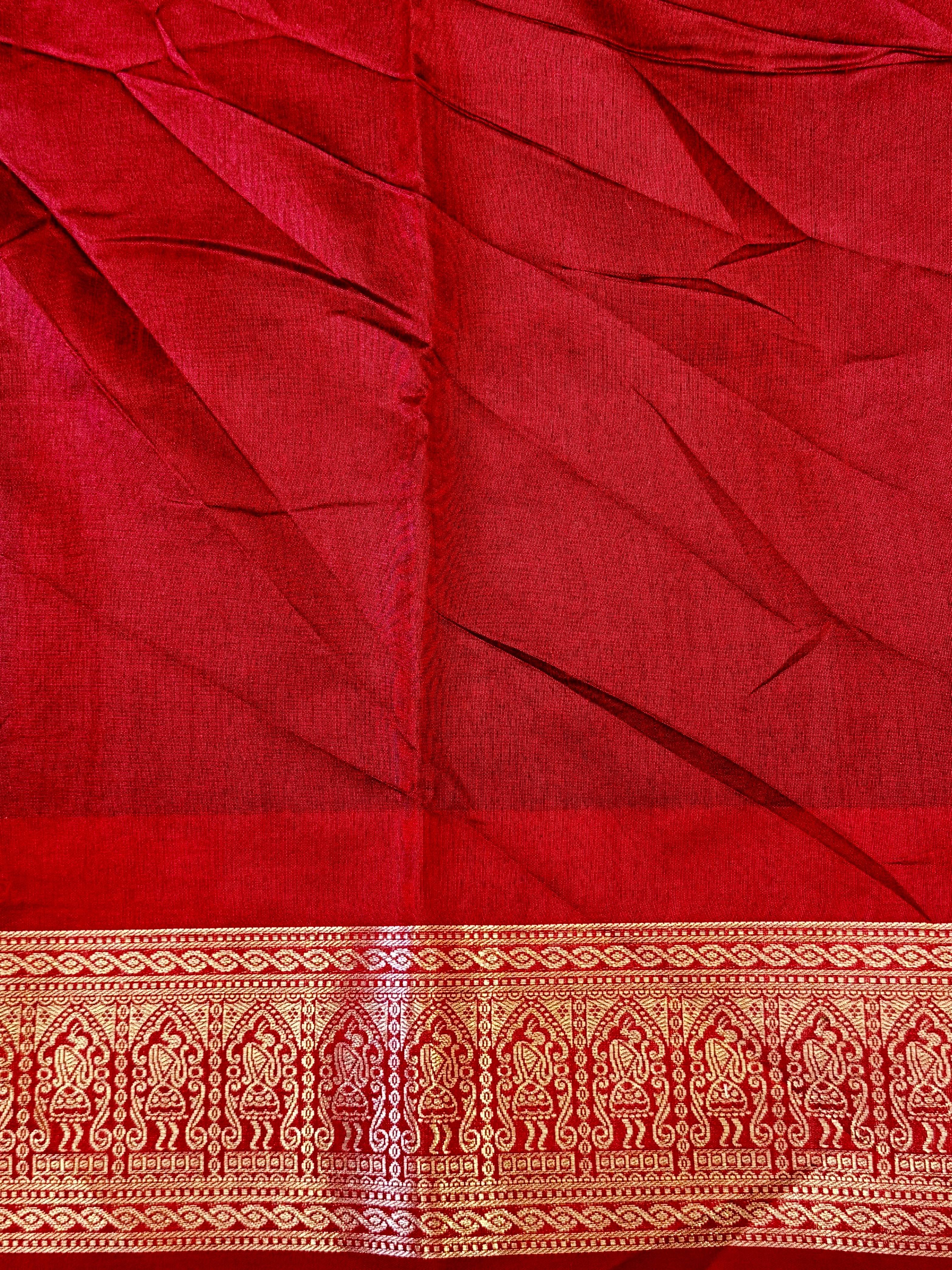 Black Bandhej Weave Kanchi Pattu Saree
