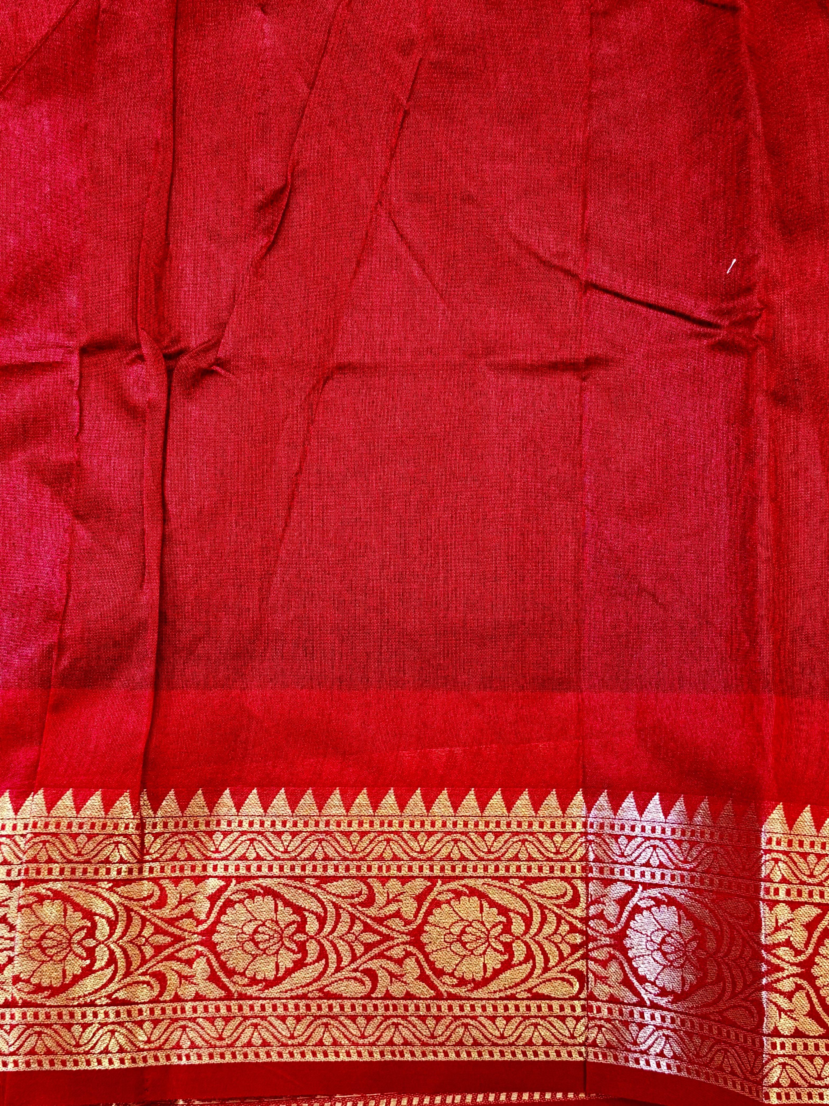 Black Bandhej Pochampally Raw Silk Saree