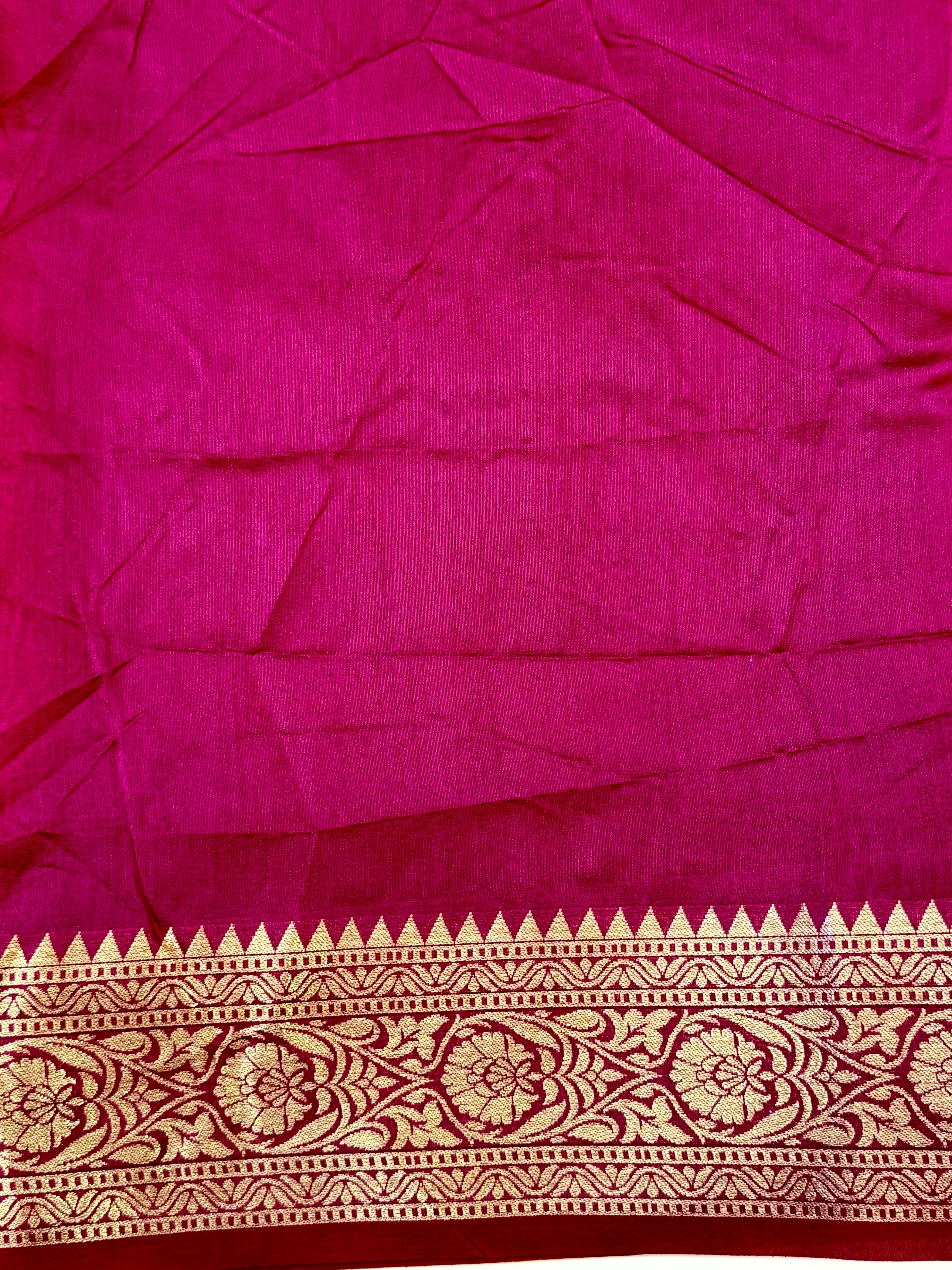 Pink Bandhej Pochampally Raw Silk Saree