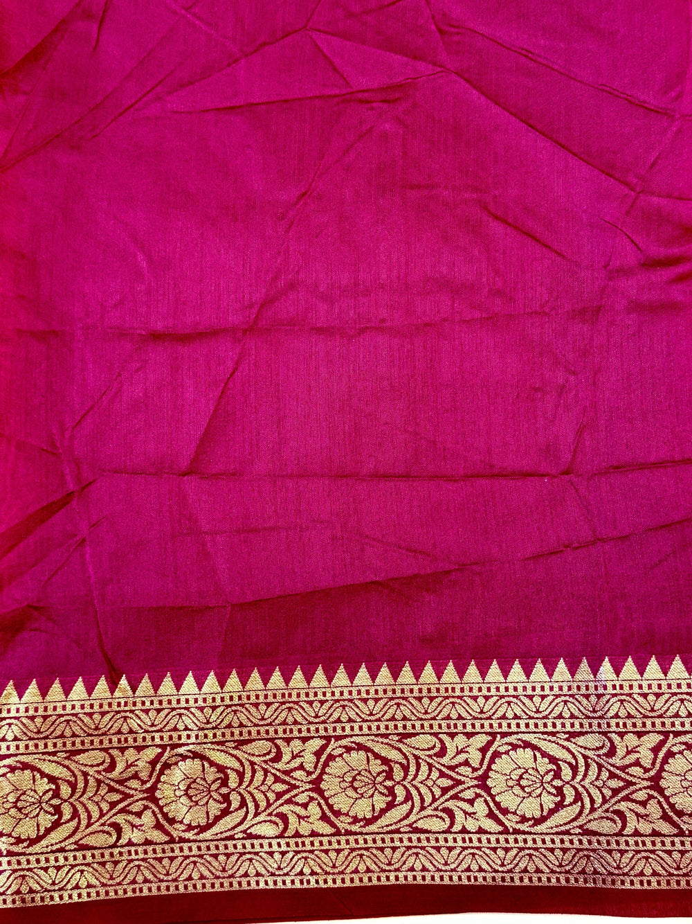 Pink Bandhej Pochampally Raw Silk Saree