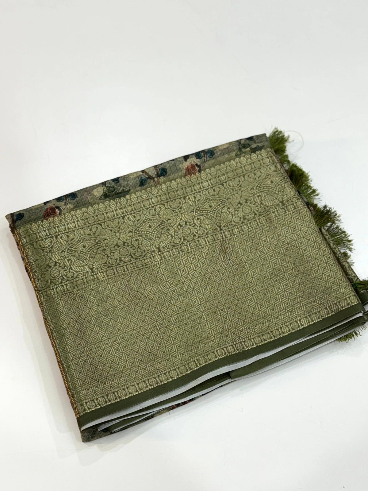 Stylish Kalamkari Kota Doriya Saree