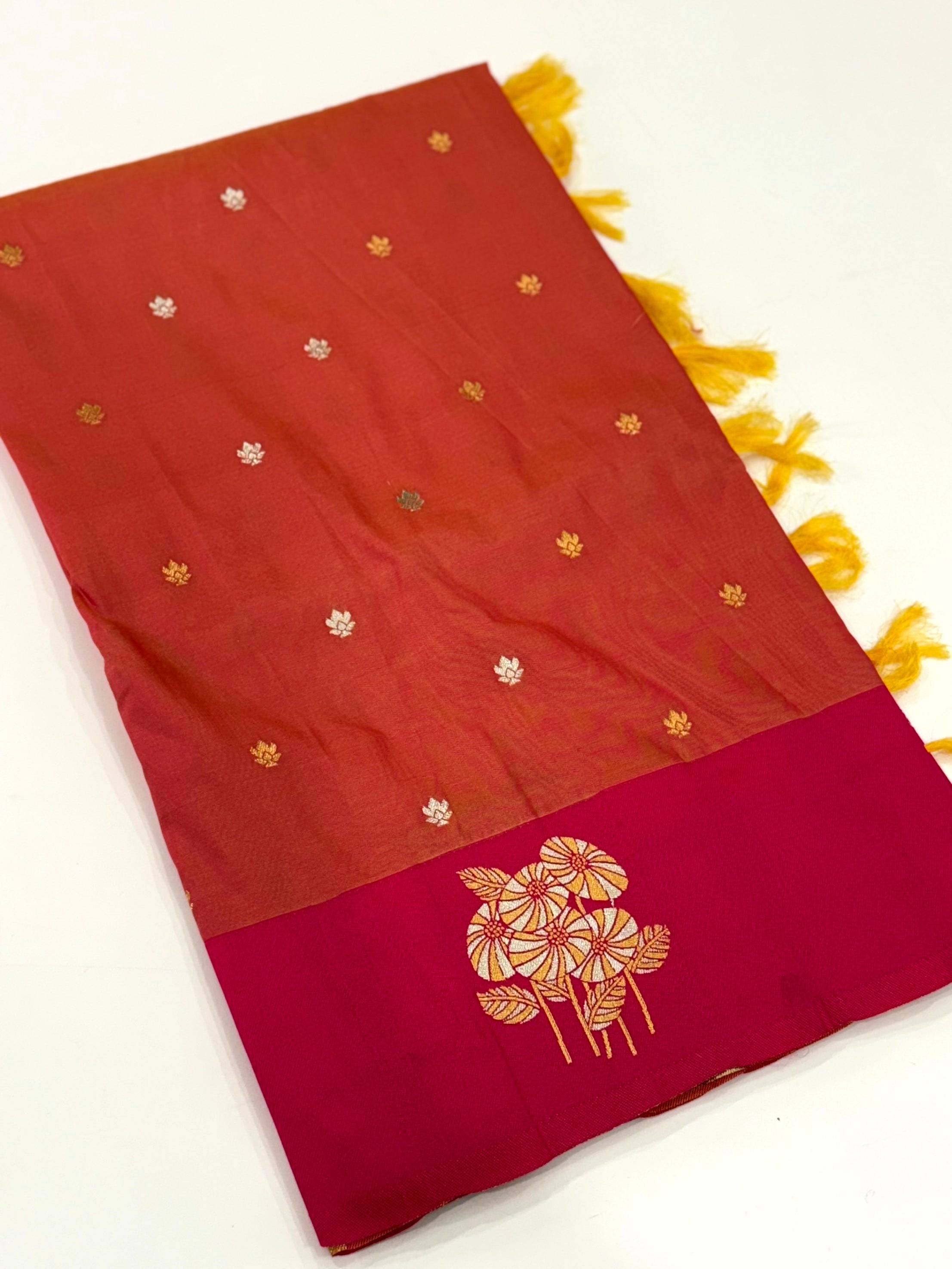 Opulent Soft Silk Sona Chandi Zari Saree