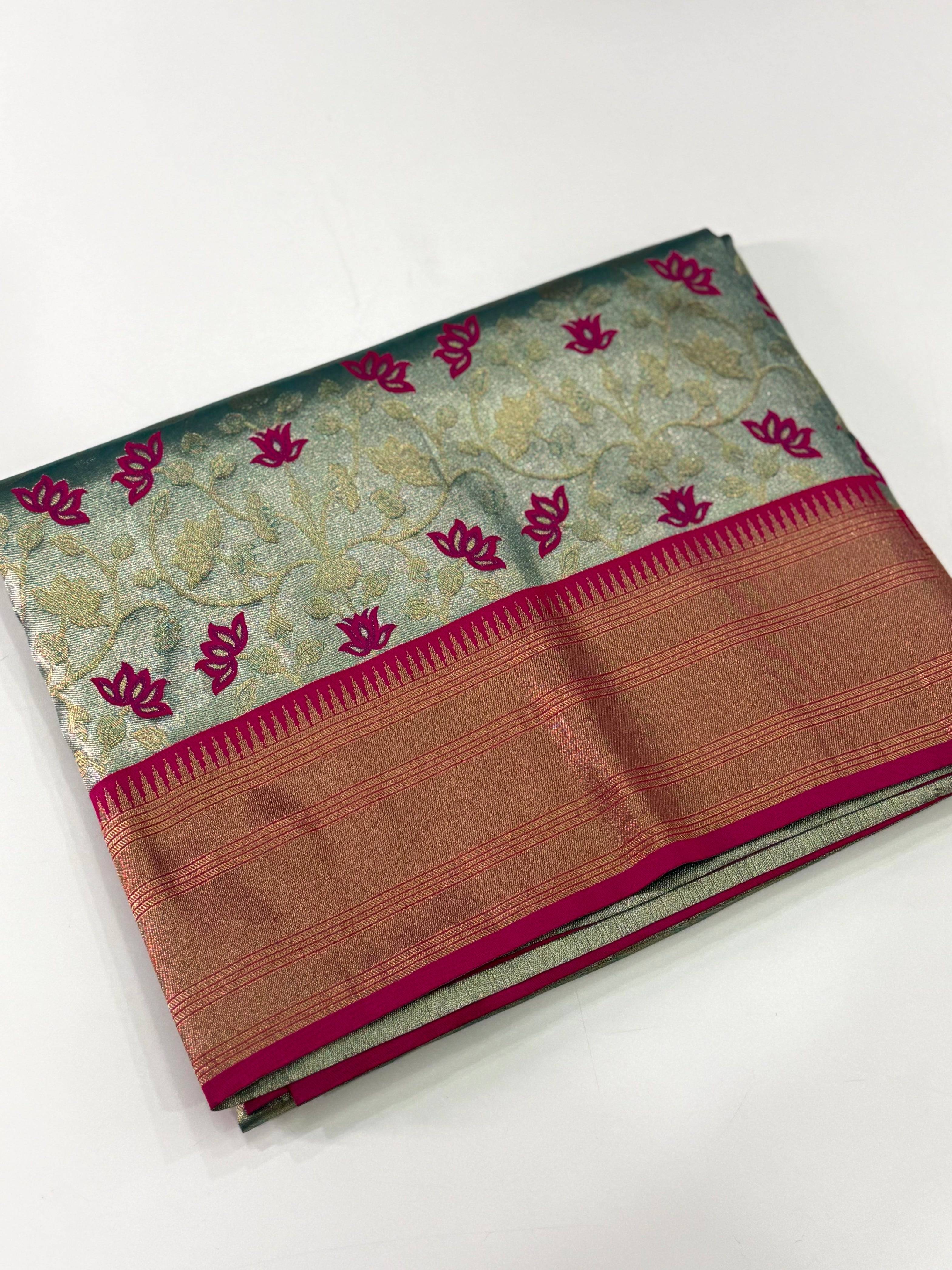 Rama Kanjivaram Pattu Saree