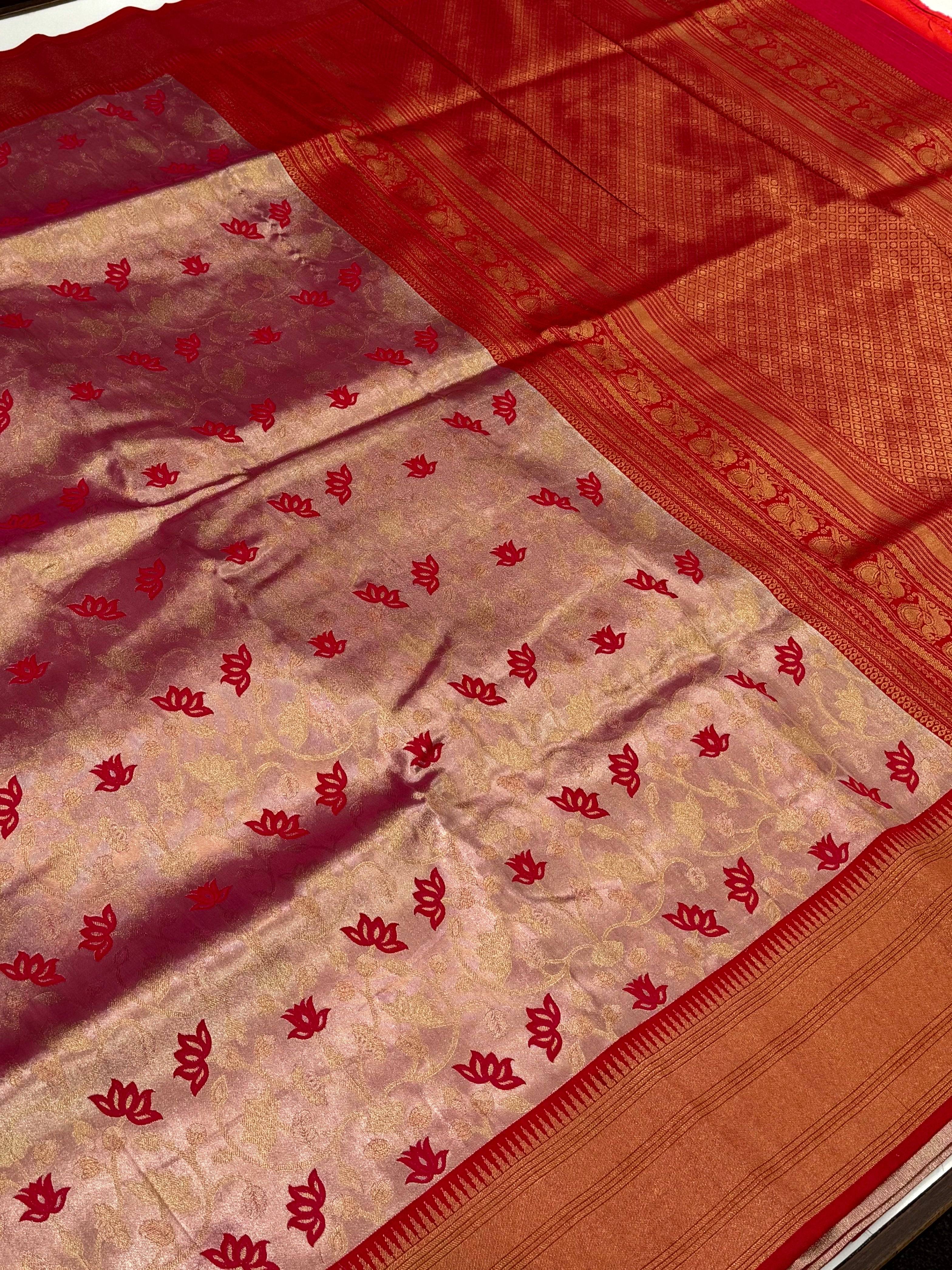 Classic Red Kanjivaram Pattu Saree