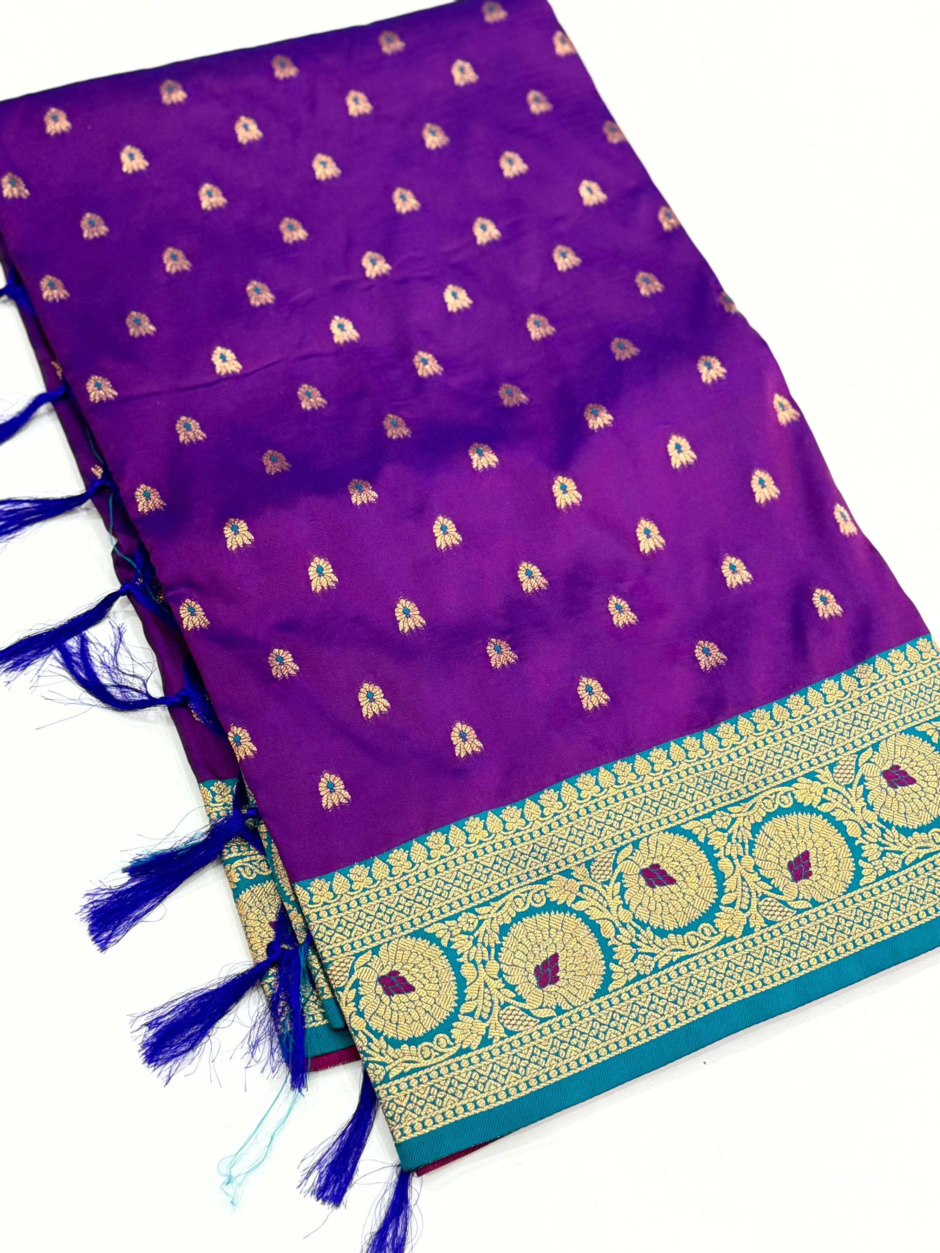 Heritage 1000 Butti Soft Silk Saree