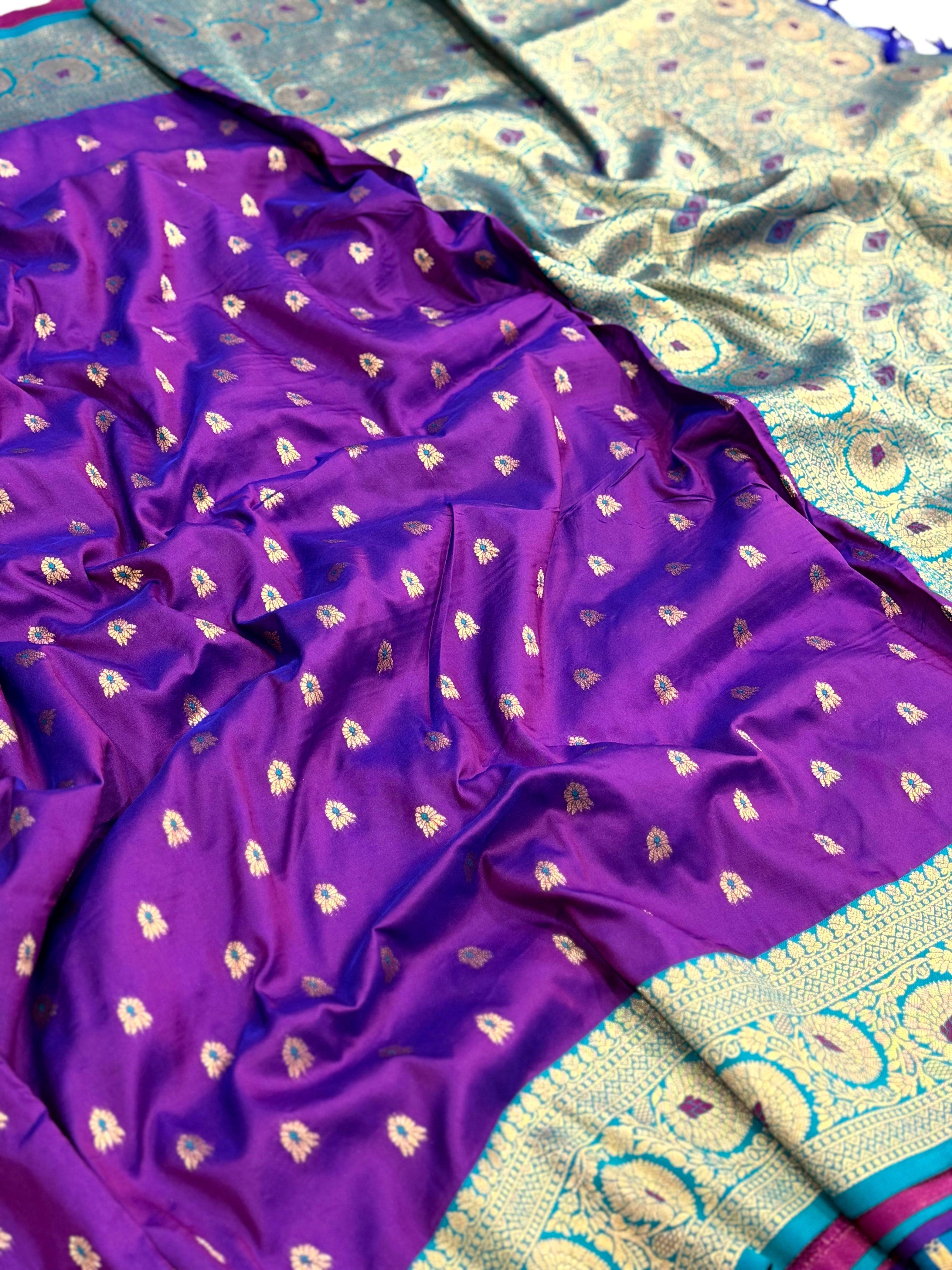 Heritage 1000 Butti Soft Silk Saree