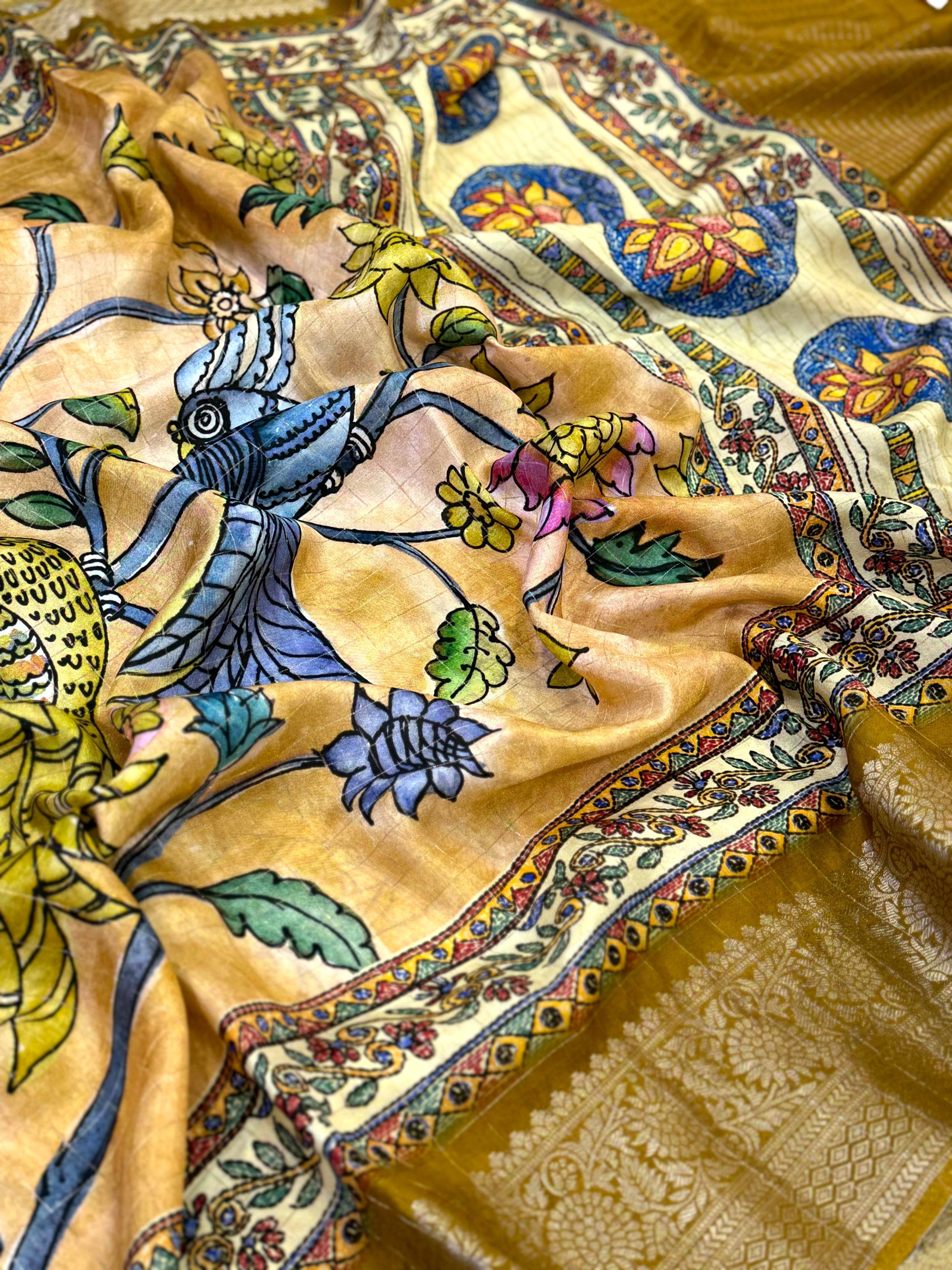 Majestic Pure Viscose Dola Check Saree