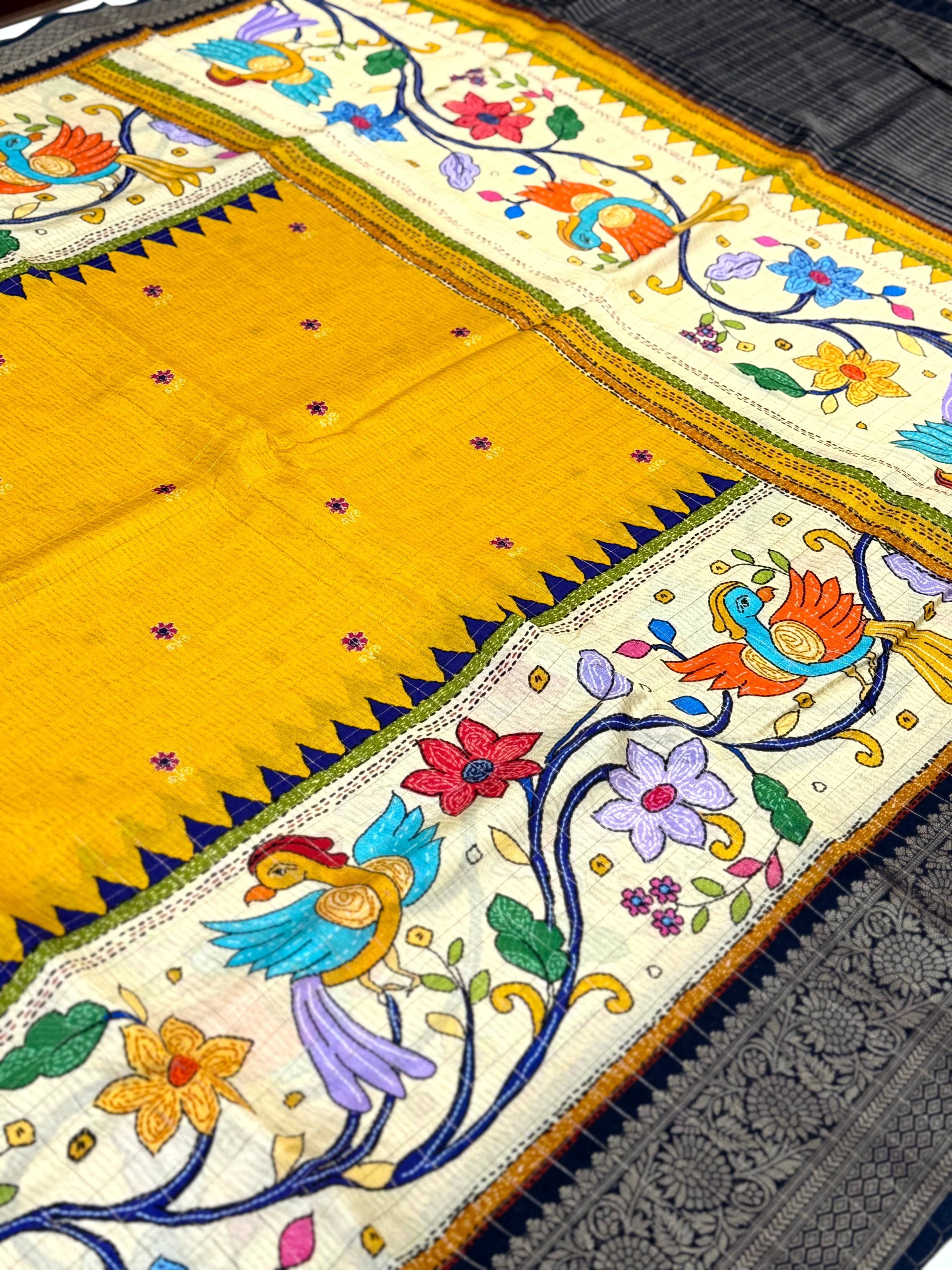 Graceful Pure Viscose Dola Check Saree