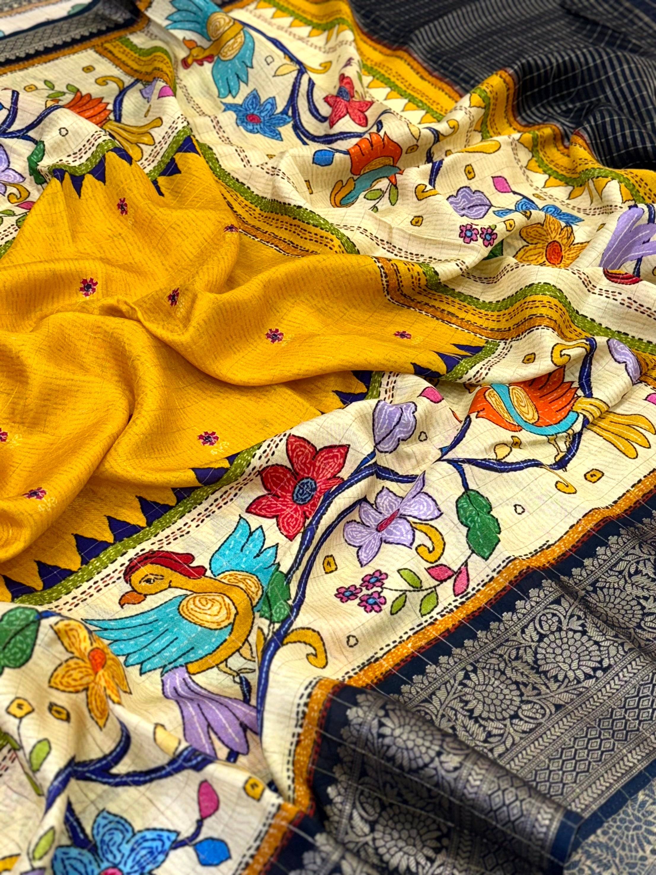 Graceful Pure Viscose Dola Check Saree