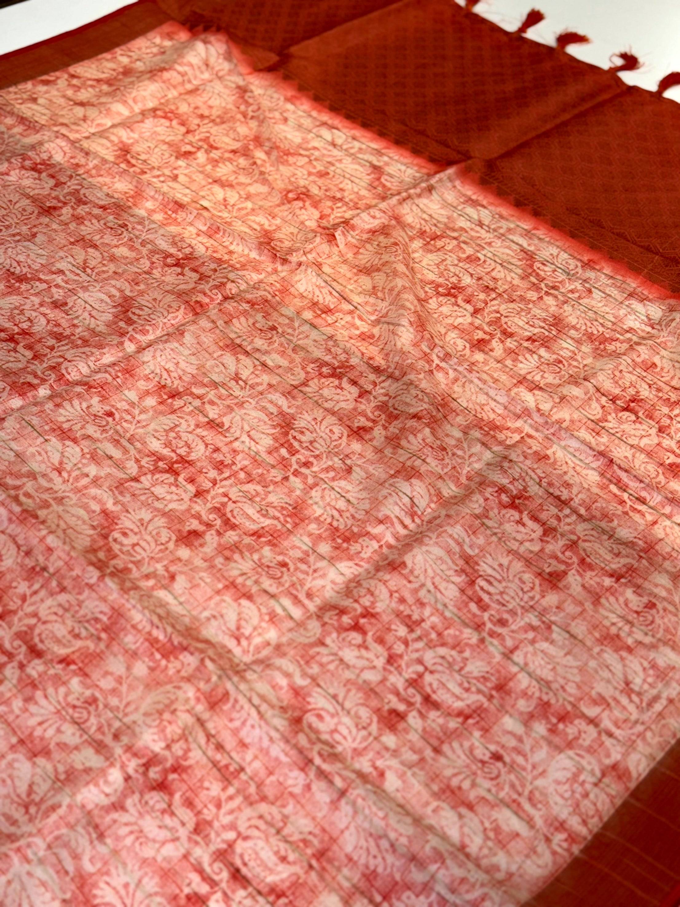 Graceful Soft Silk Ghicha Saree