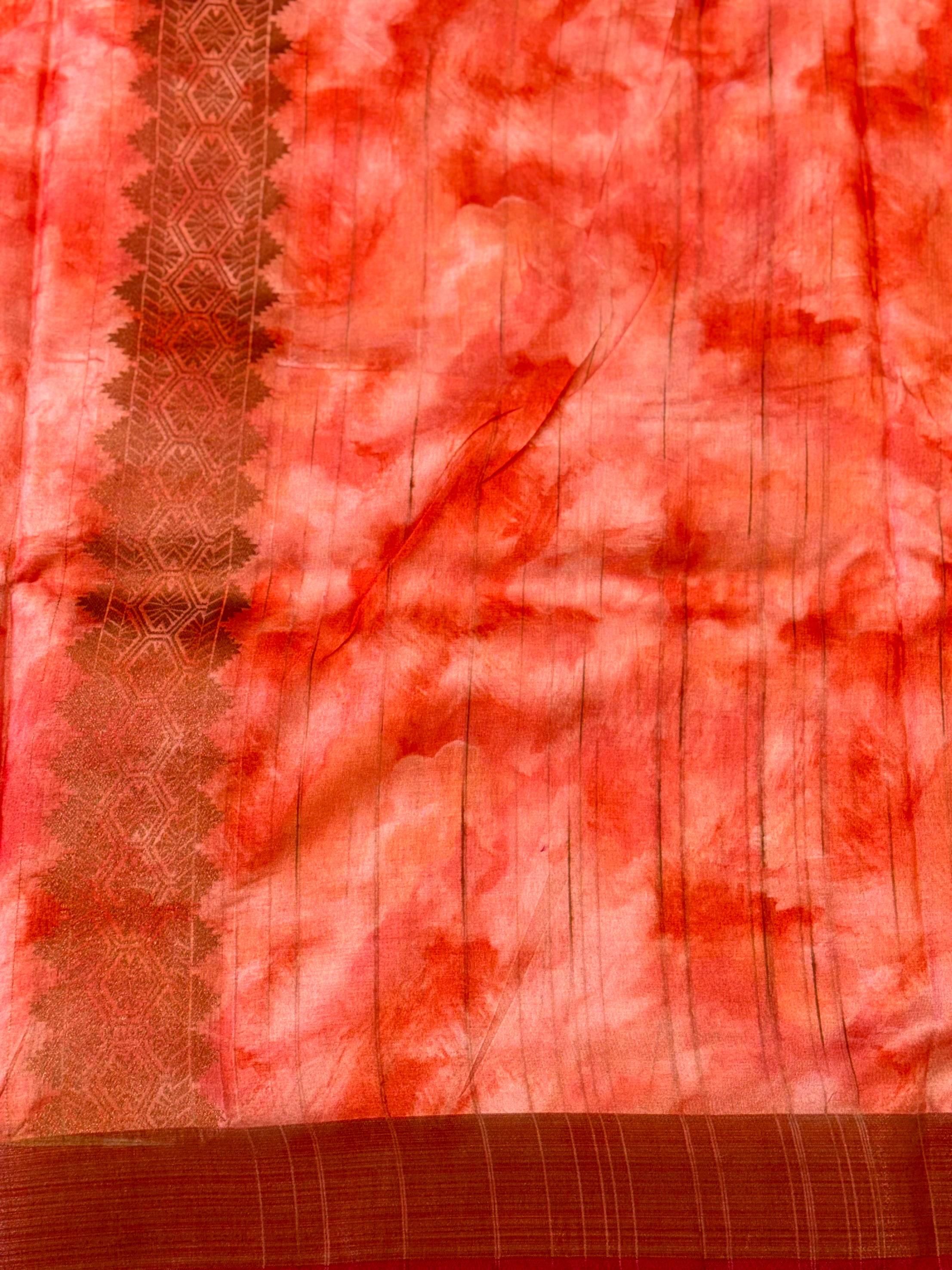 Graceful Soft Silk Ghicha Saree