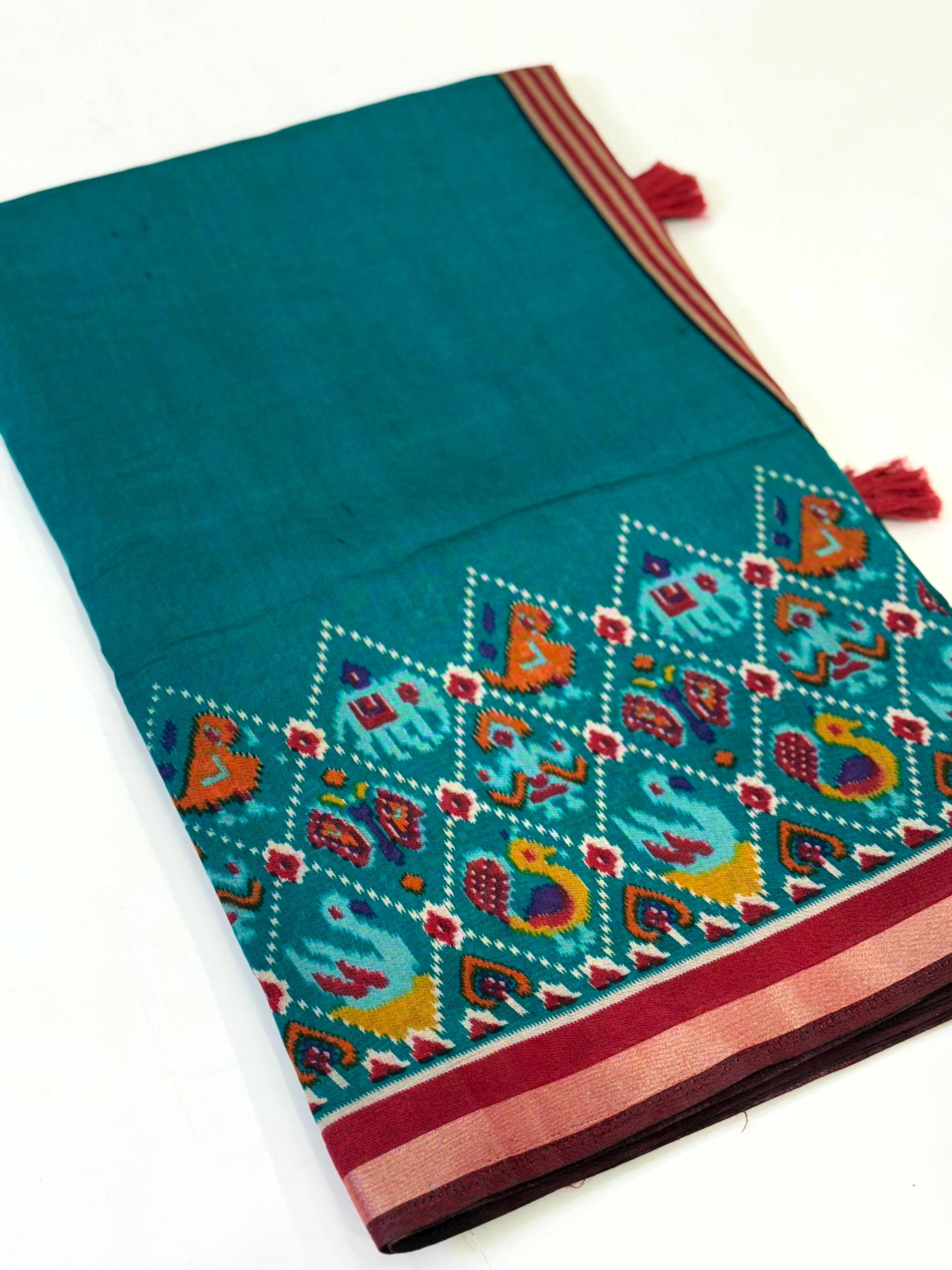 Rama Pochampally Mul Cotton Saree