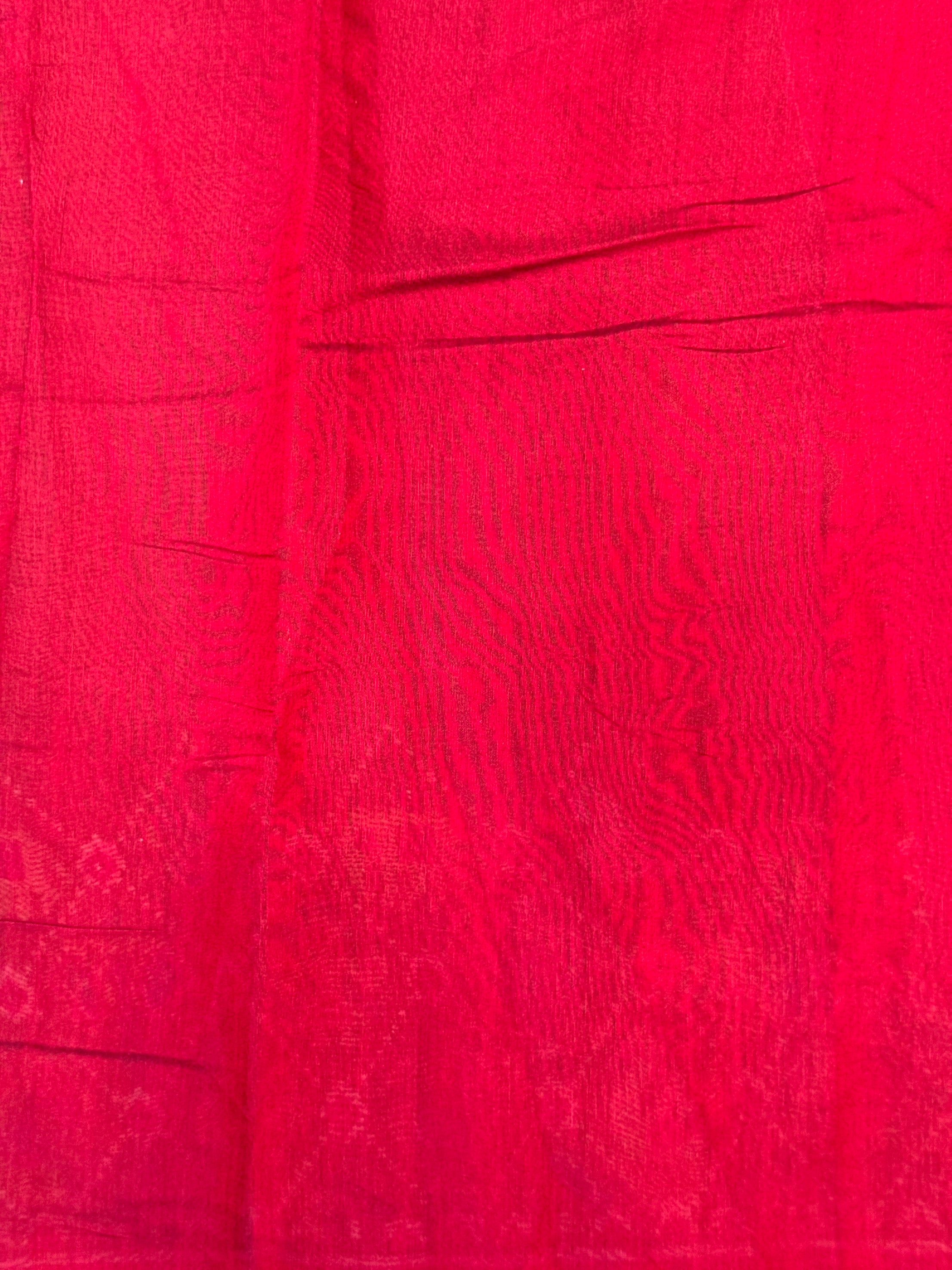 Green Pochampally Mul Cotton Saree