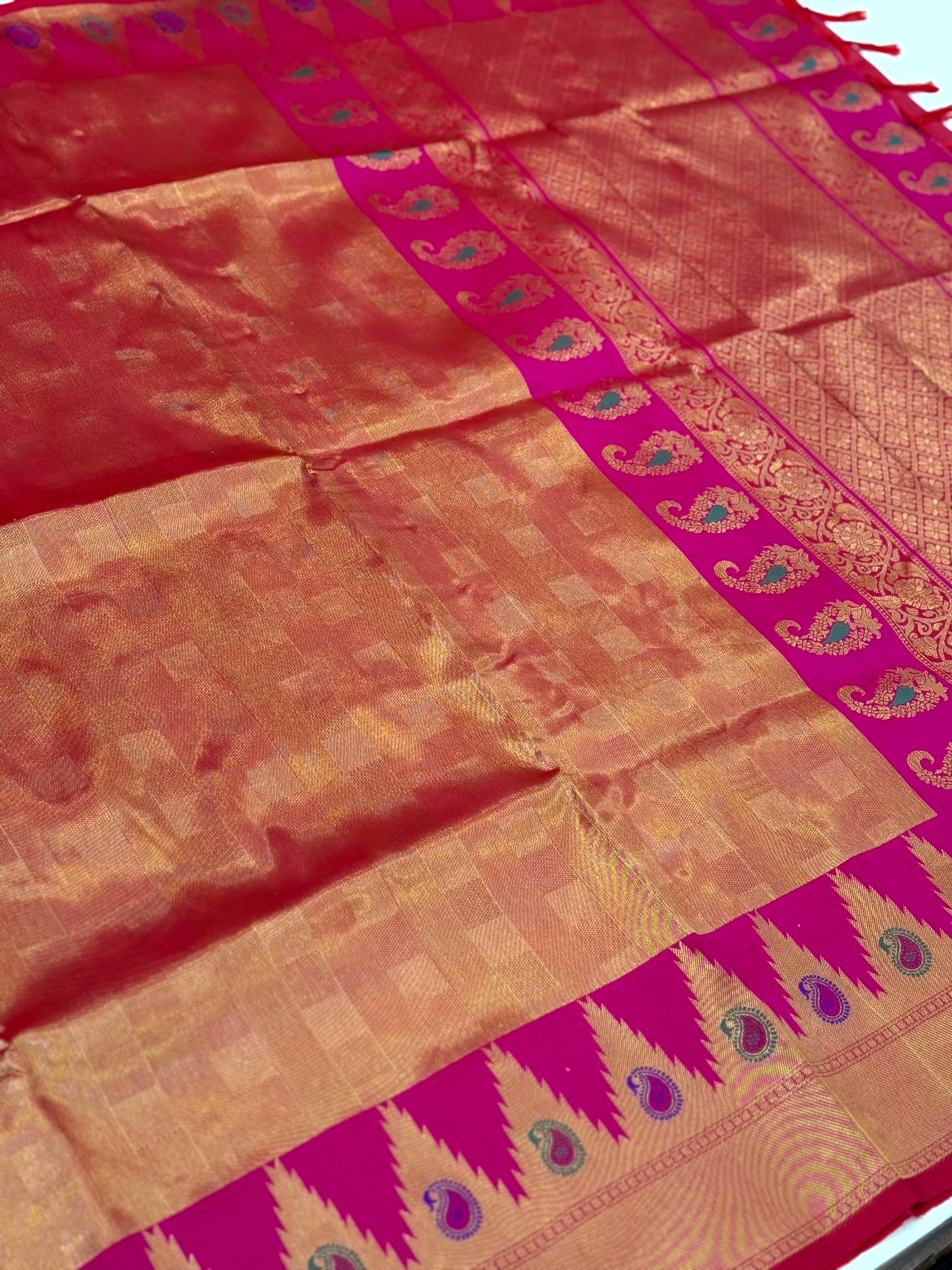 Royal Radiance Tissue Kanjivaram Saree