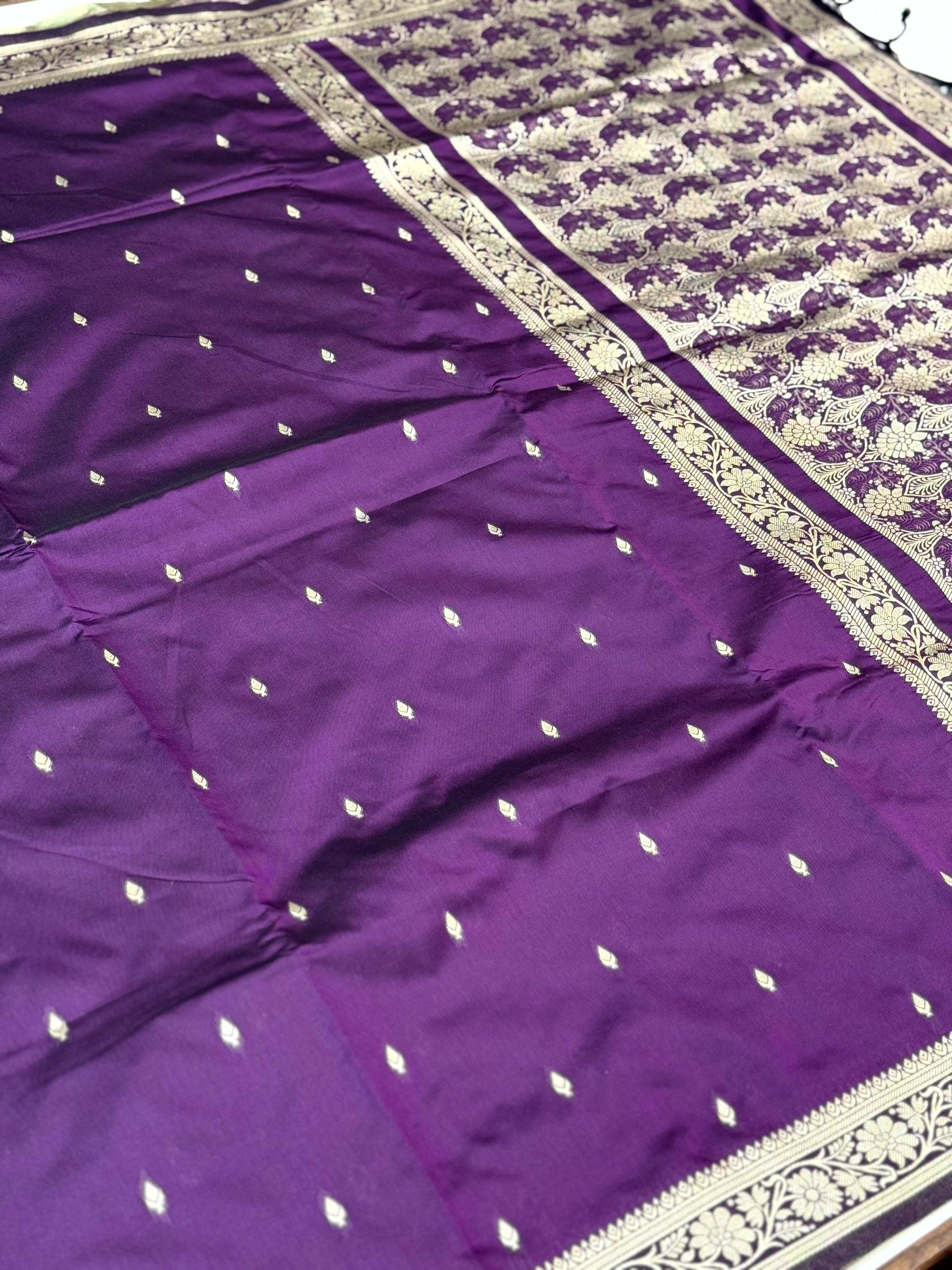 Magenta Celebrity Wear Kanjivaram Saree