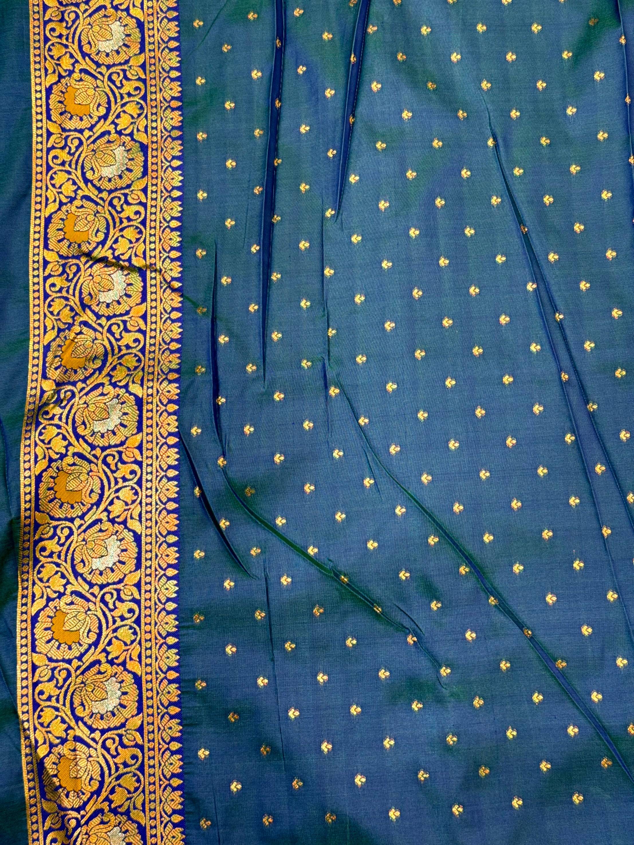 Peacock Charm Soft Silk Pattu Saree