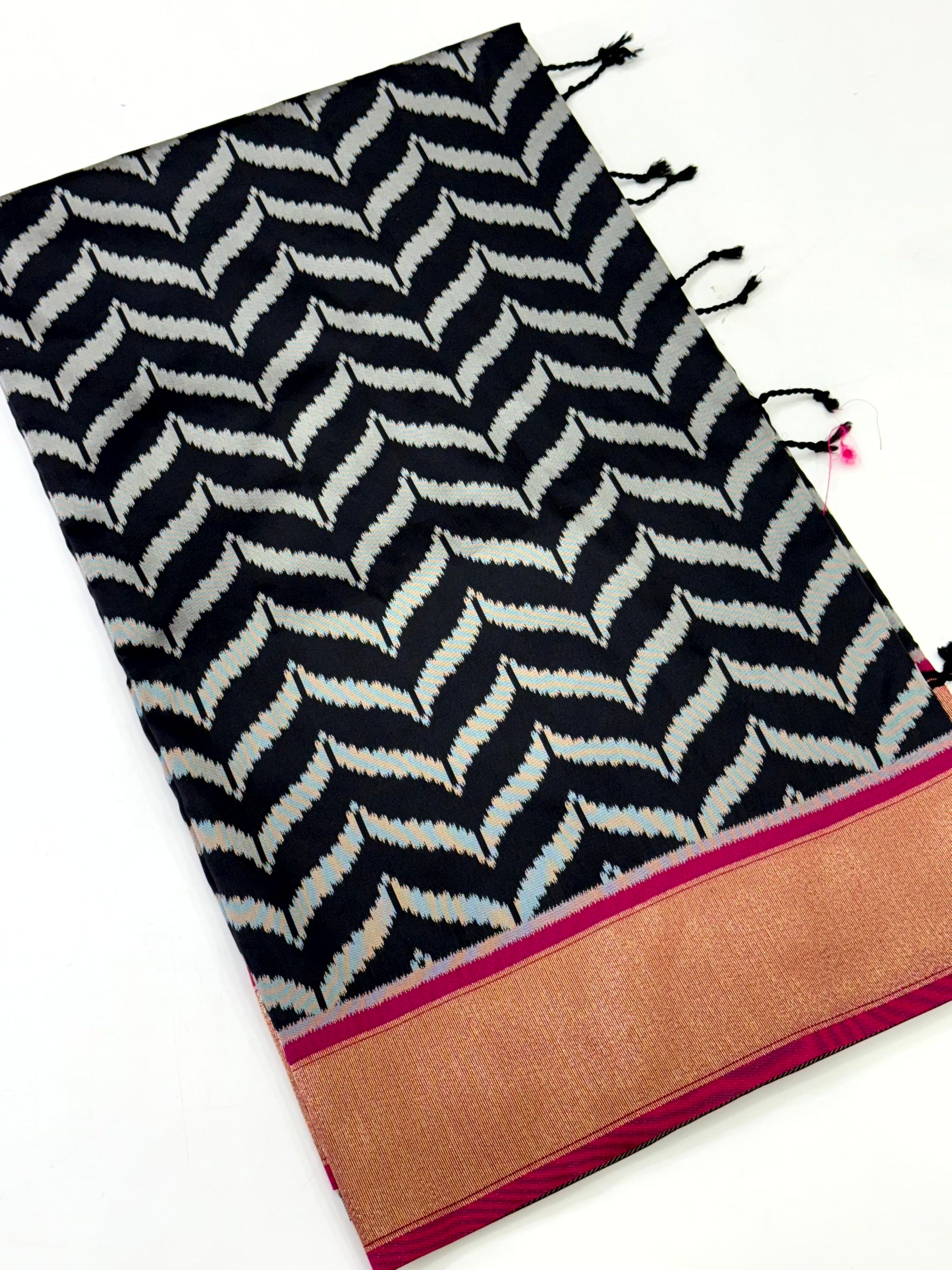 Celebrity Style Banarasi Ikkat Saree