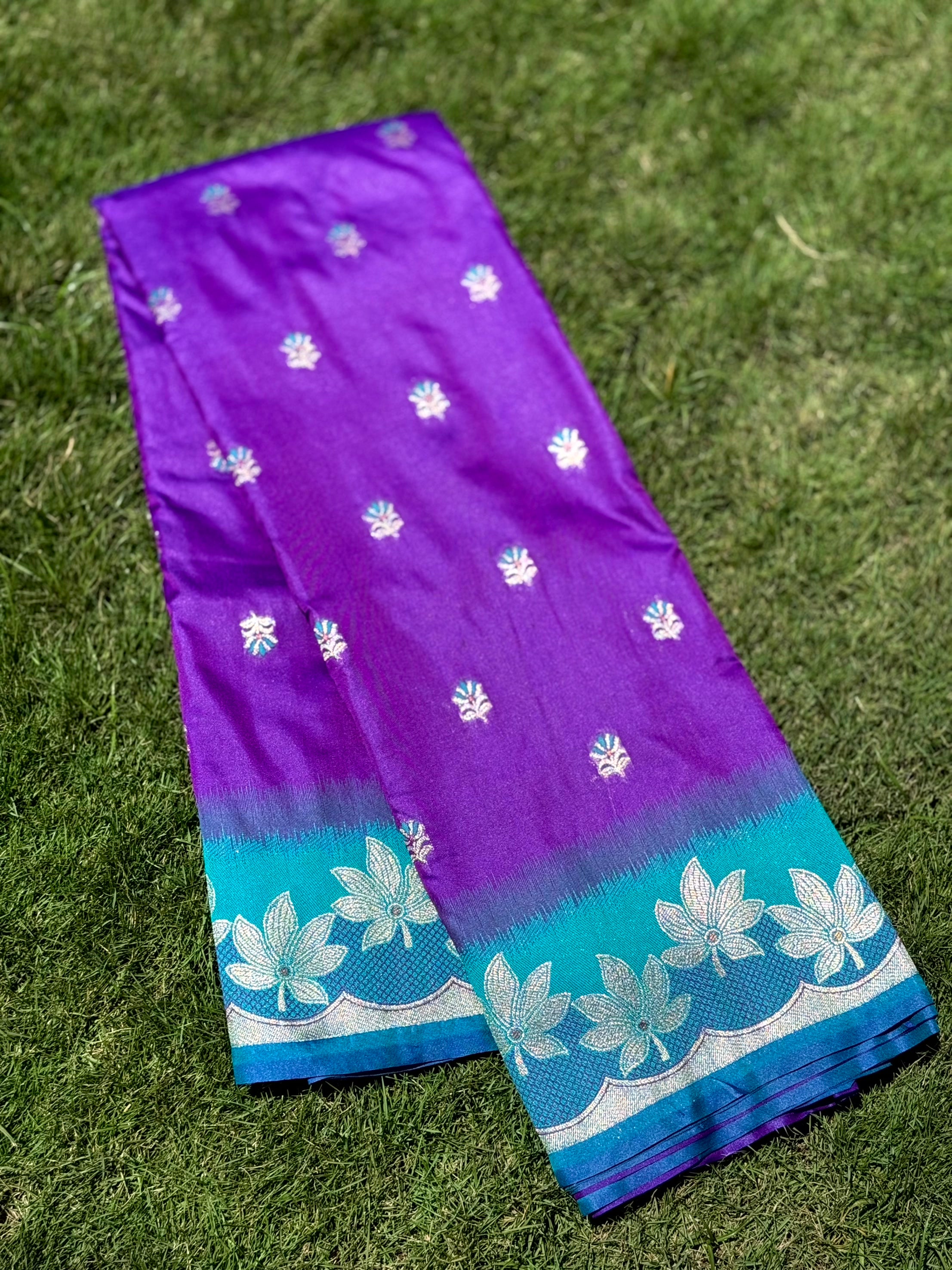 Purple Soft Silk Kanjivaram Saree
