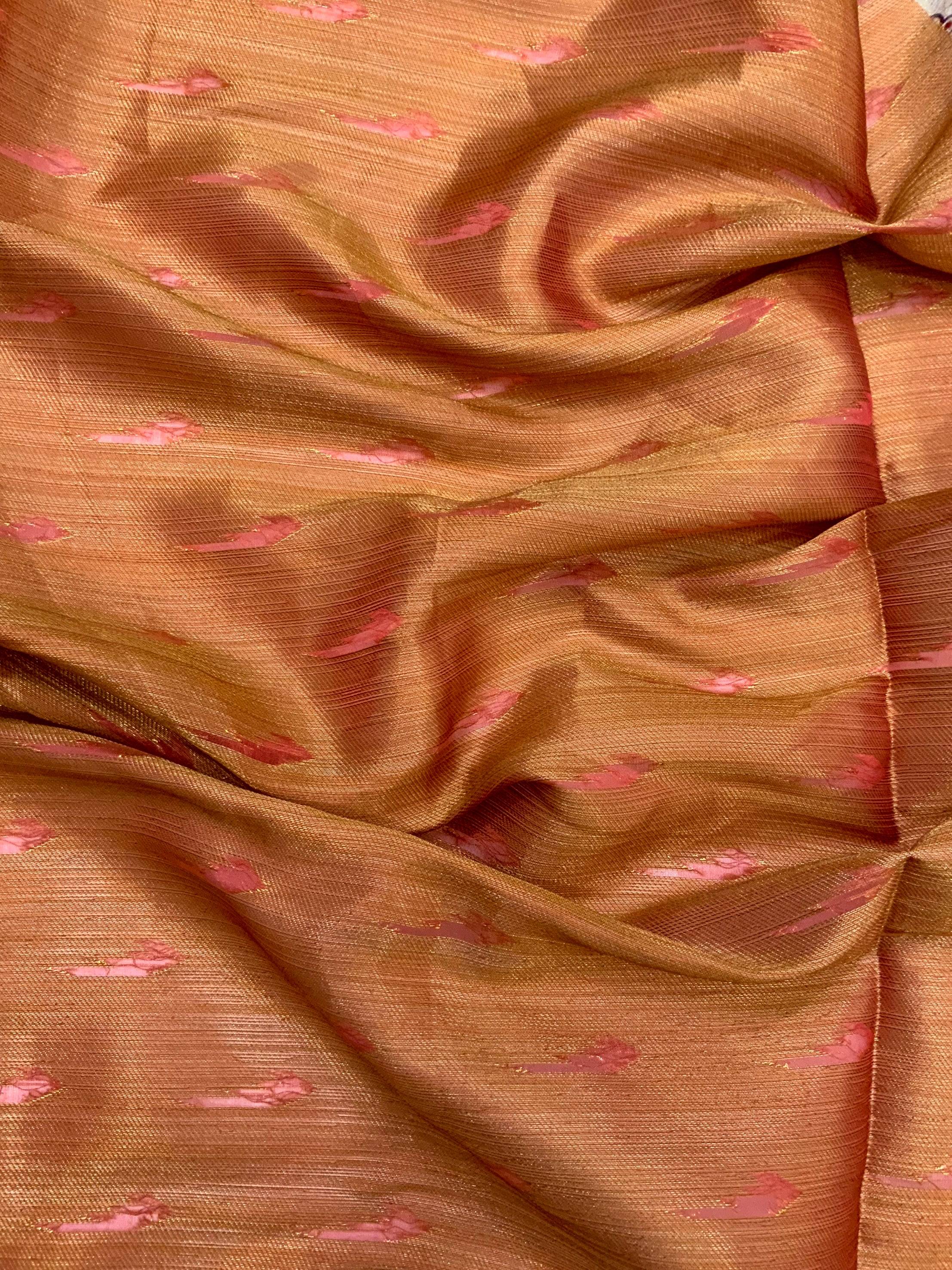 Radiance Kalamkari Printed Tissue Saree