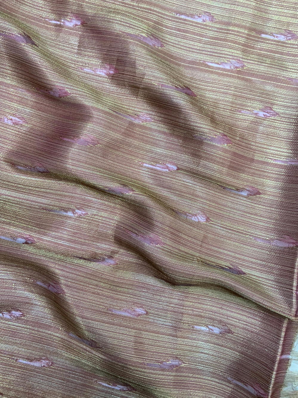 Heritage Kalamkari Printed Tissue Saree