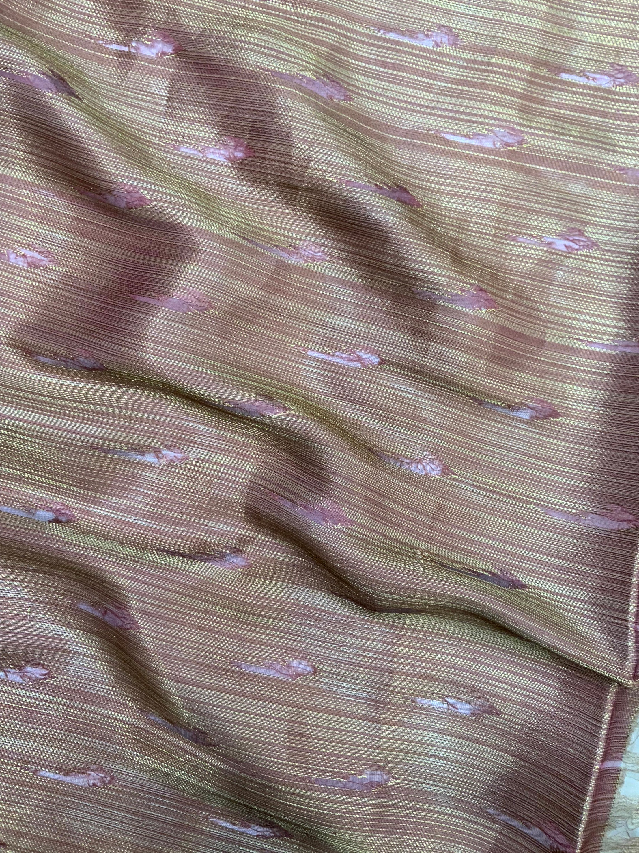 Heritage Kalamkari Printed Tissue Saree