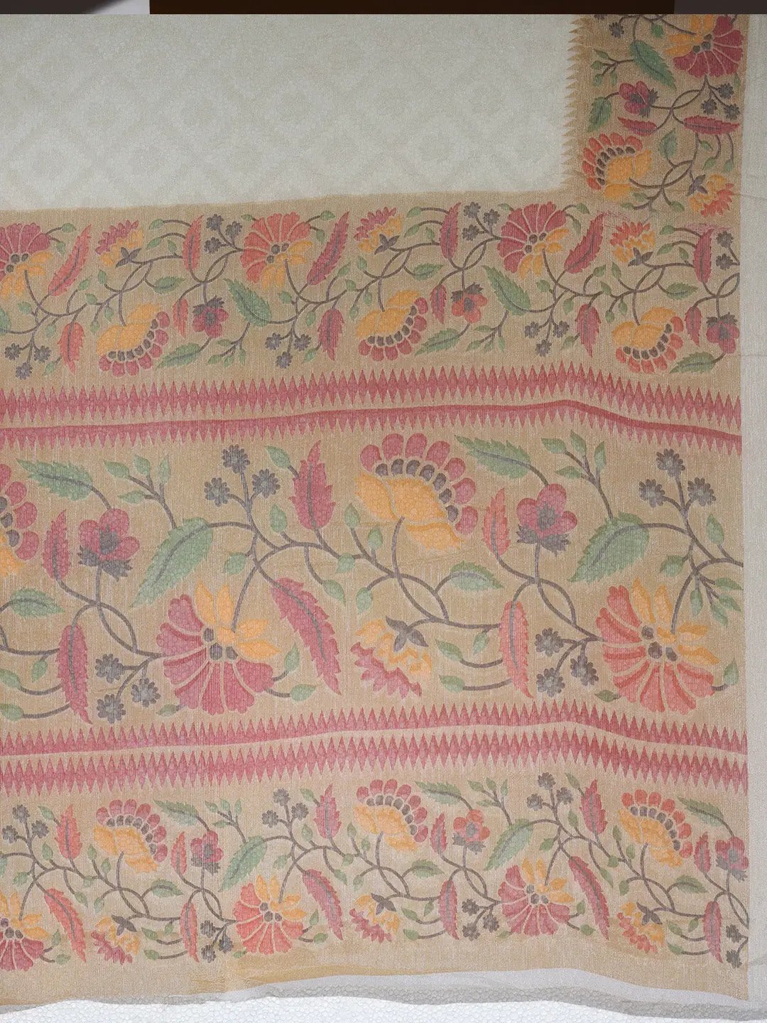 Soft Georgette Multi Colored Designer Saree