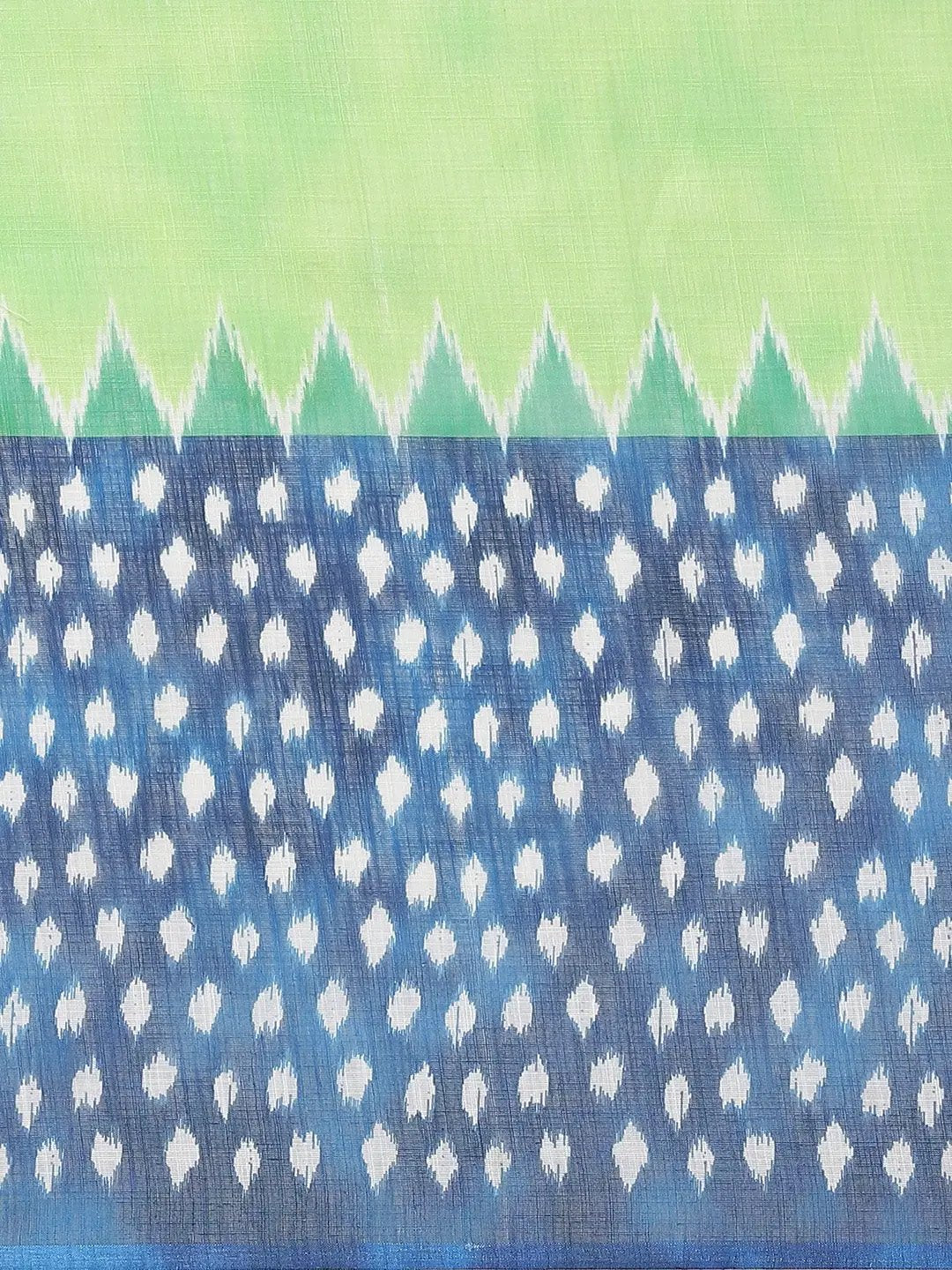 Buy Soft Linen Ikkat Kalamkari Digital Print Saree