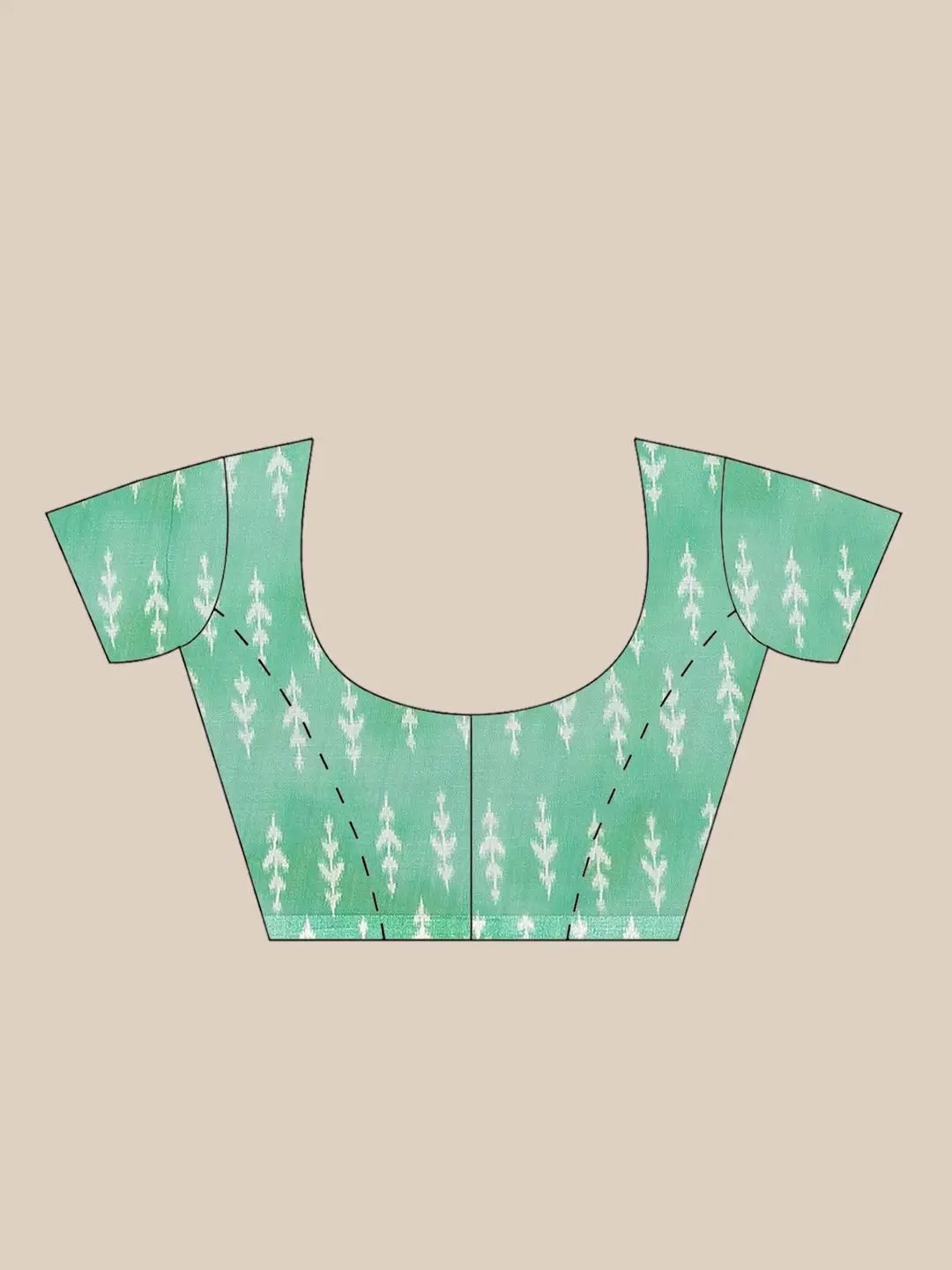 Buy Soft Linen Ikkat Kalamkari Digital Print Saree