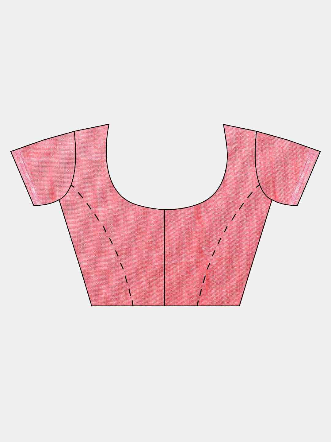 Jamdani Floral Print Solid Saree In Light Yellow Colour