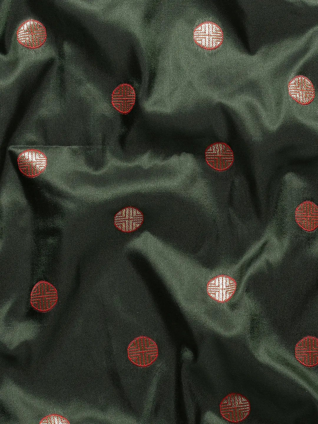 Dark Green Colour Yevla Paithani Soft Silk Saree