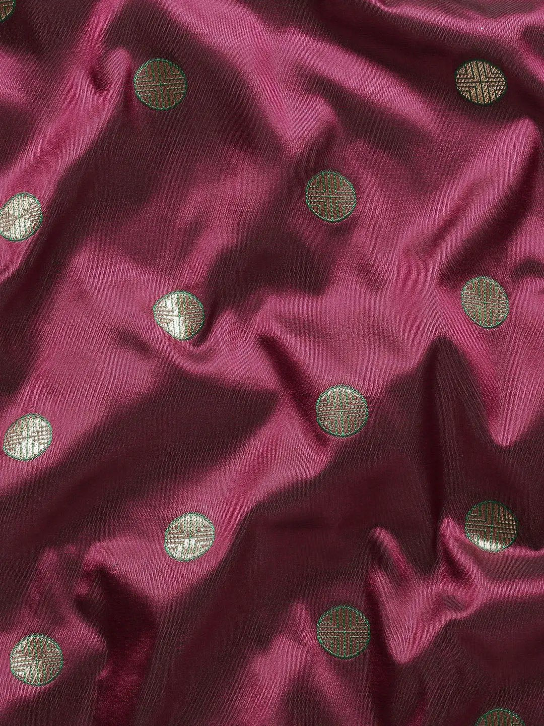 Yevla Paithani Minakari Border Silk Saree