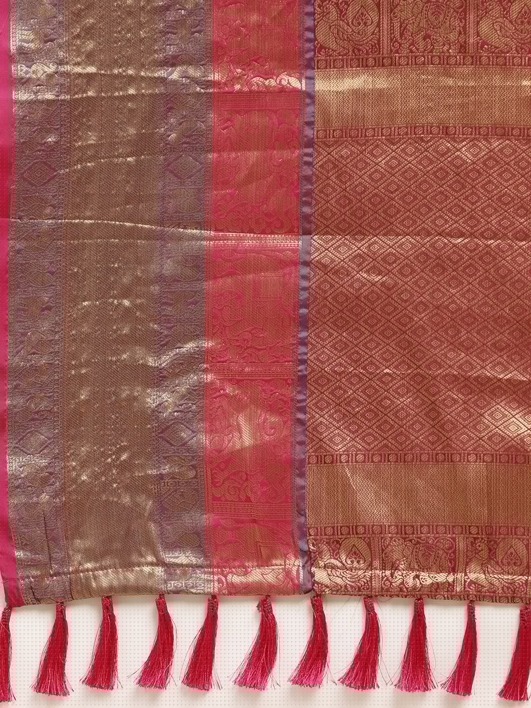 Banarasi Silk Cotton Black Colour Saree With Woven Design