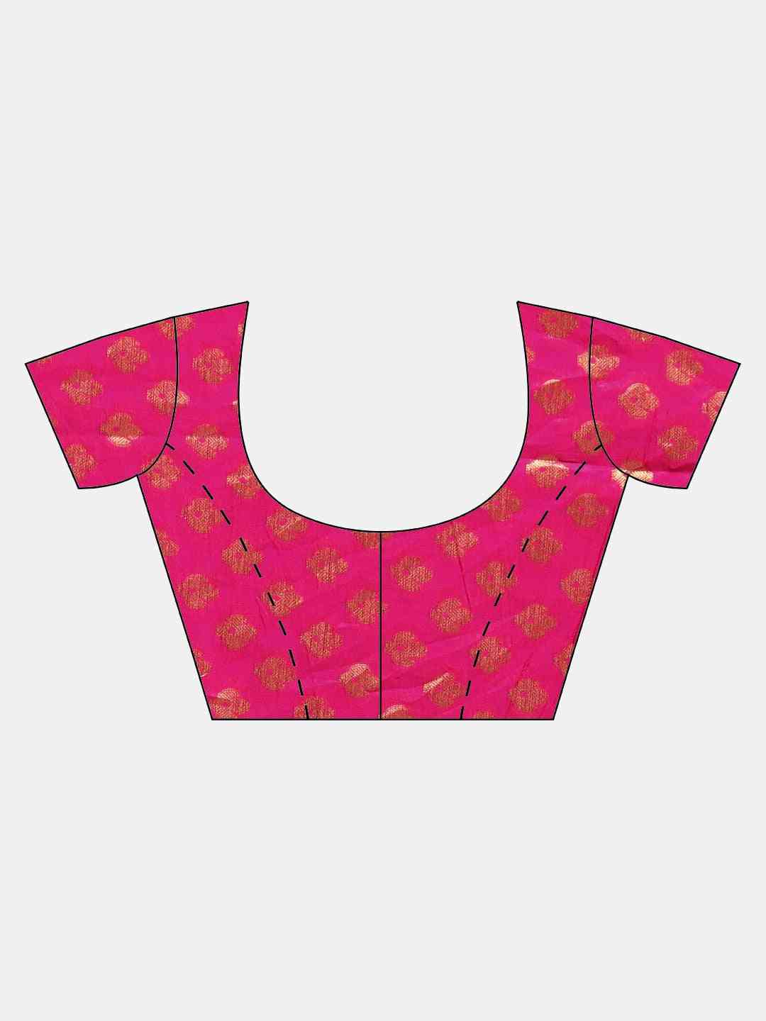 Stylish Kanjivaram Pista Colour Checked Silk Cotton Saree