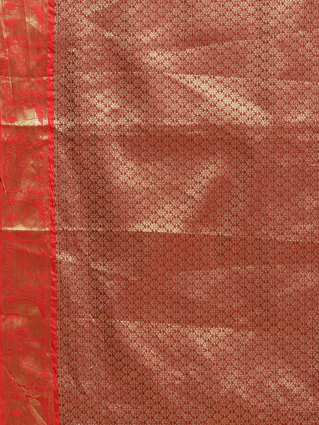 Banarasi Pattu Zari Motifs Festive Wear Saree