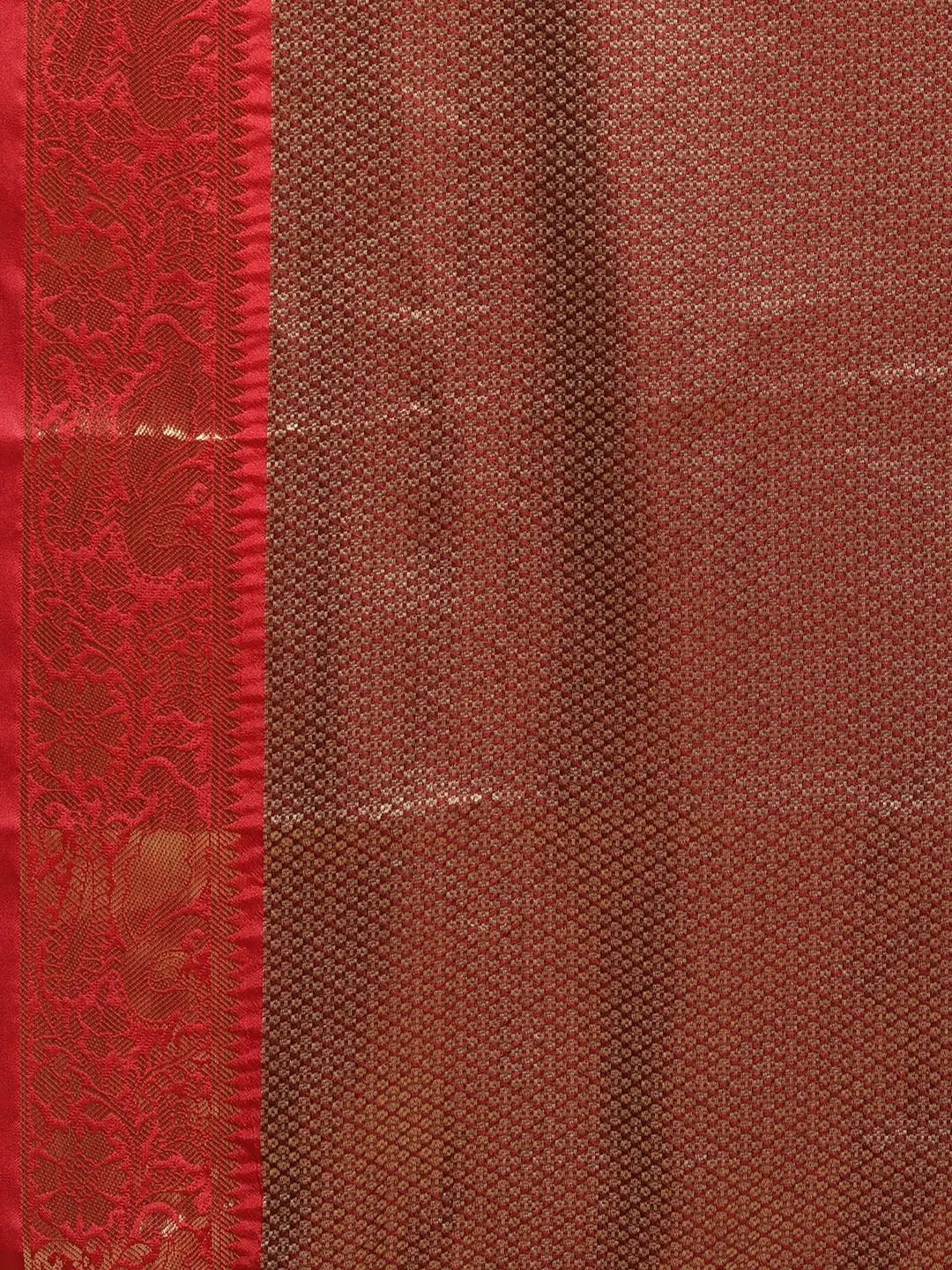 Banarasi Pattu Zari Motifs Festive Wear Saree