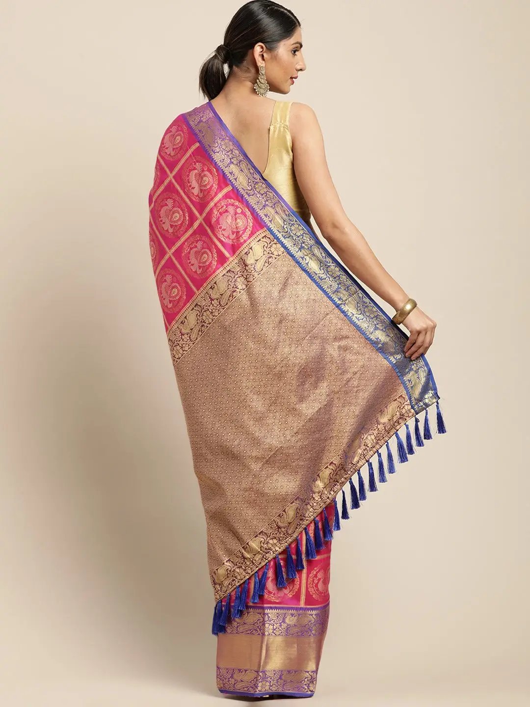 Silk Pattu Border Banarasi Designer Saree