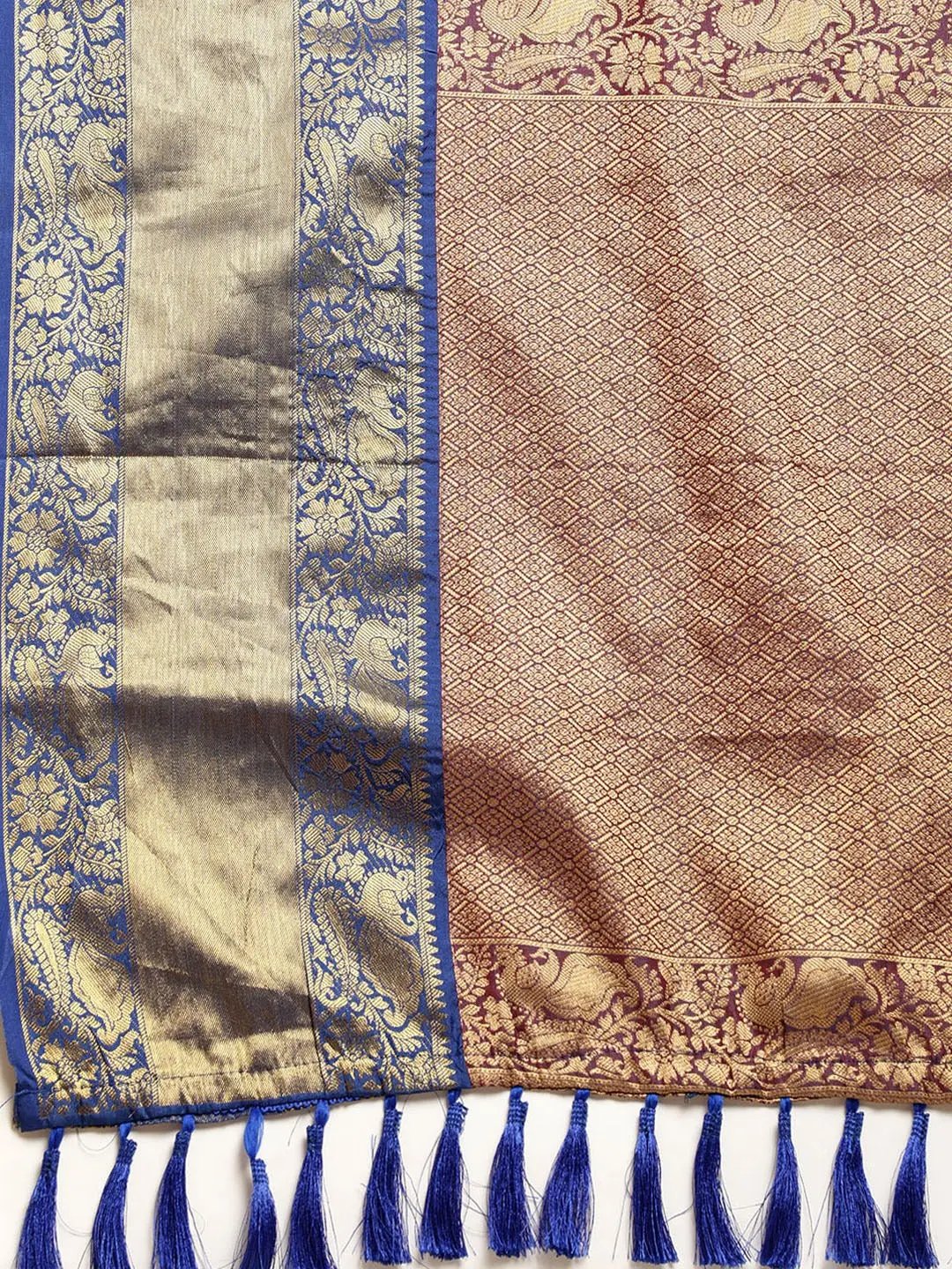Silk Pattu Border Banarasi Designer Saree