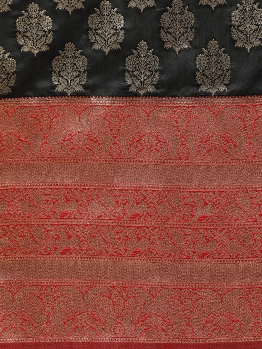 Exclusive Banarasi Katan Silk Butti Motif Saree | Vastranand