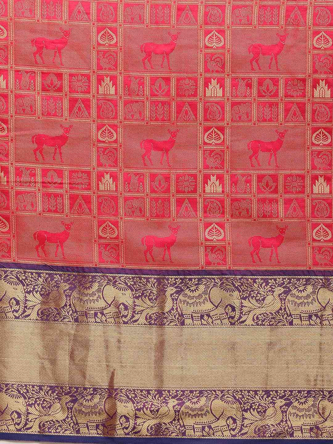 Exclusive Banarasi Zari Motif Saree