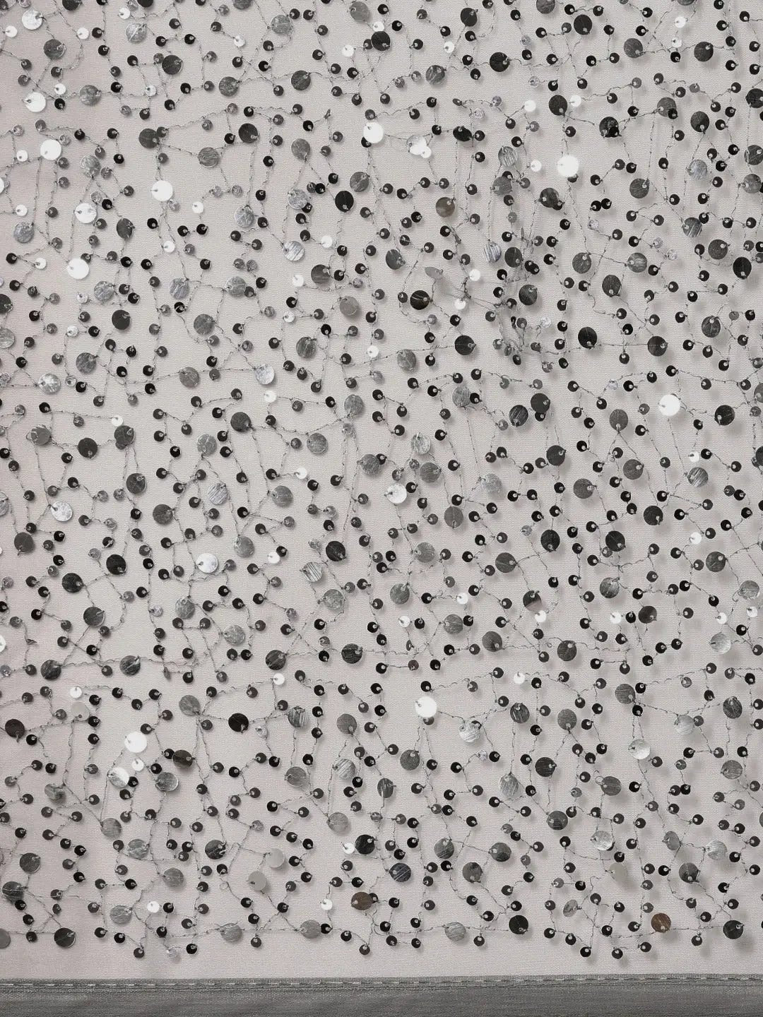 Soft Poly Net Sequence Work Party Wear Saree