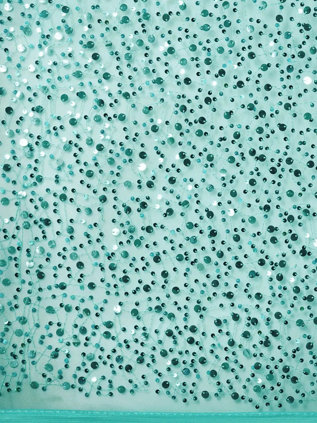 Soft Poly Net Sequence Work Party Wear Saree