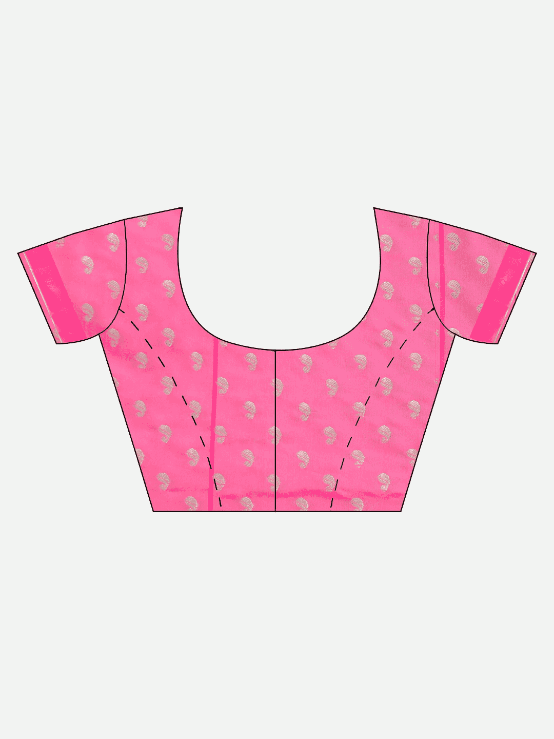 Digital Mustard Colour Silk Blend Checked Banarasi Saree